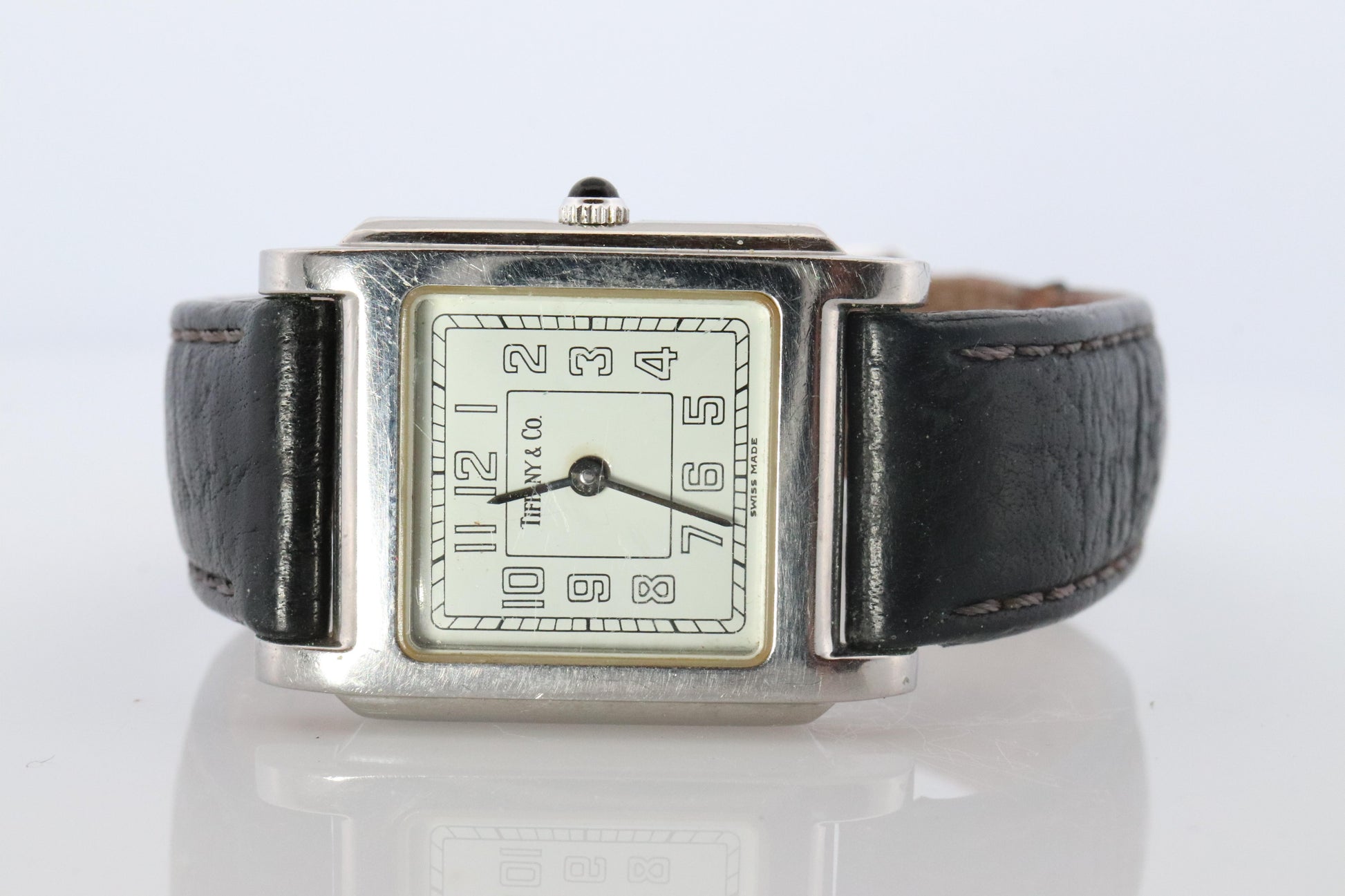 Tiffany and Co Watch. Tiffany Tank Quartz Watch. T&CO Square Portfolio.