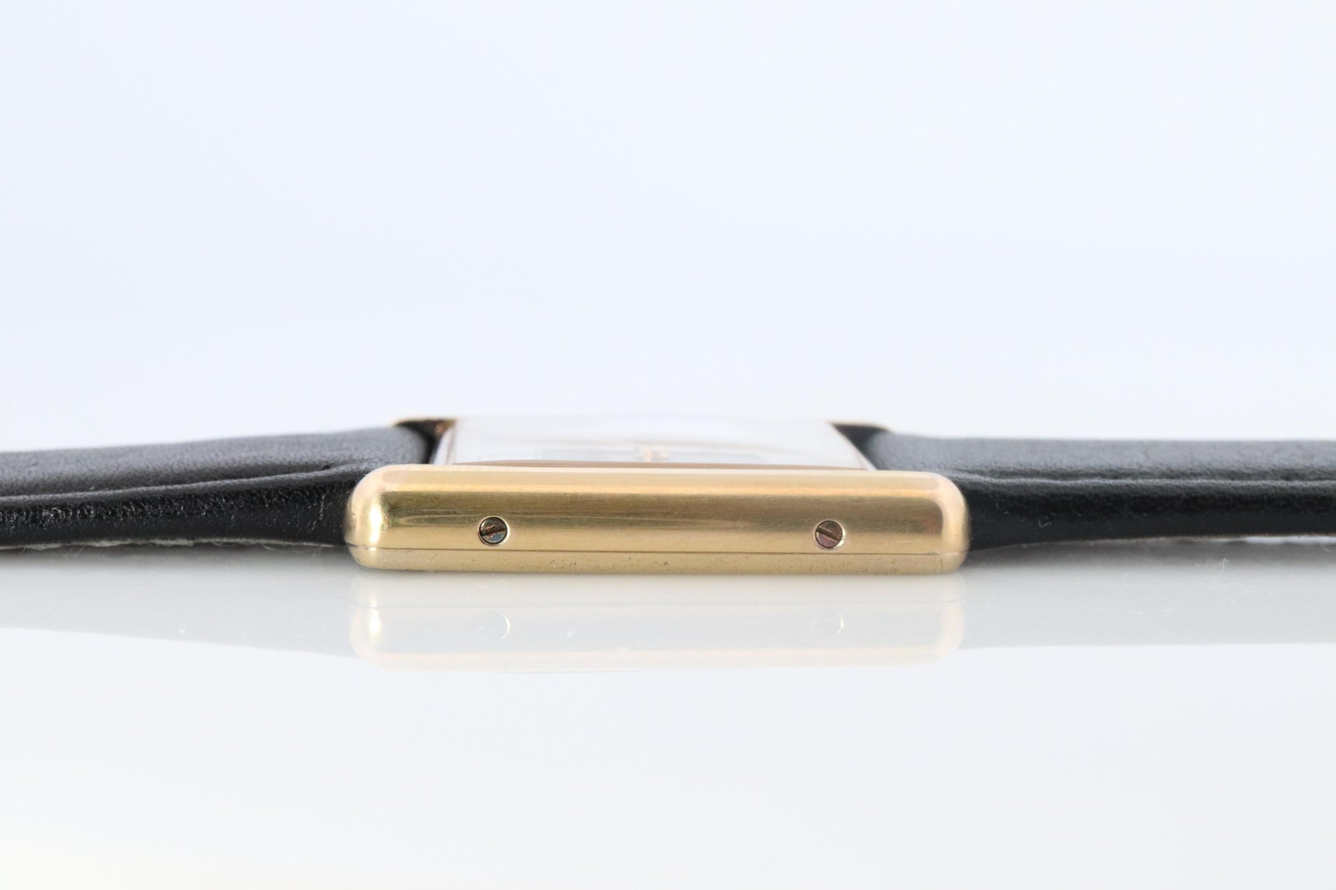 Vintage Must de Cartier 590005 Tank Watch. 925 Vermeil ARGENT Quartz Tank.