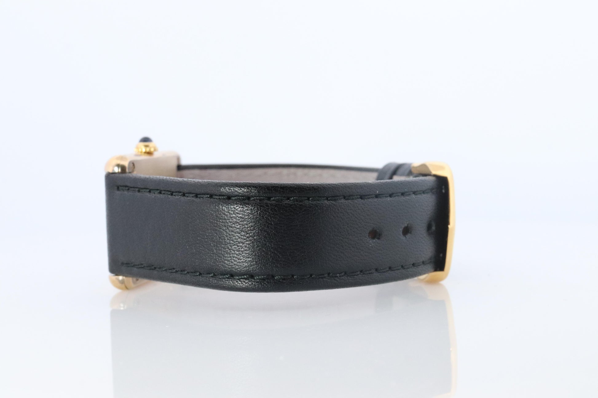 Vintage Must de Cartier 590005 Tank Watch. 925 Vermeil ARGENT Quartz Tank.