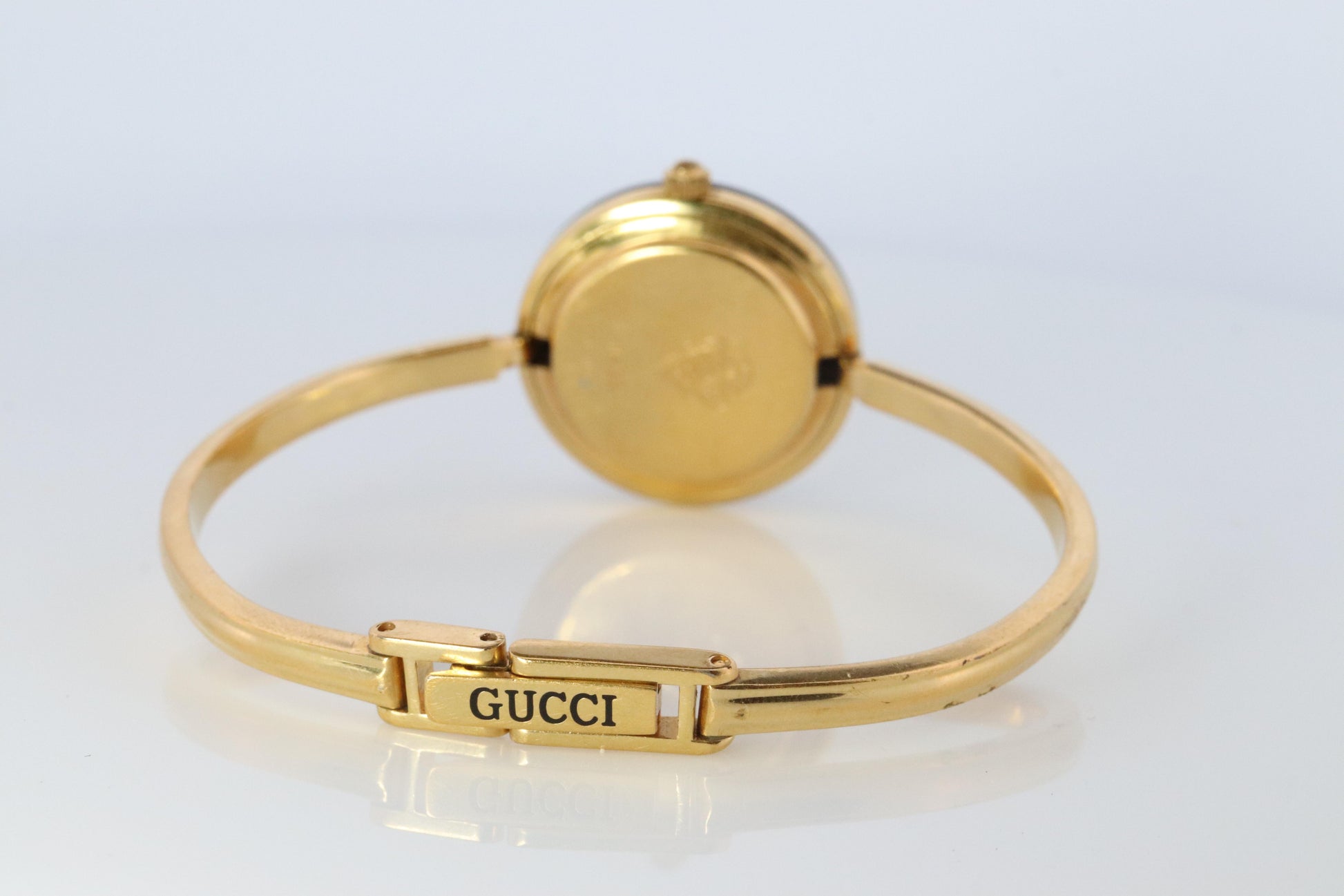 Vintage GUCCI Quartz 11/12.2  Watch. Gucci Ladies Bangle Interchange Bezel watch