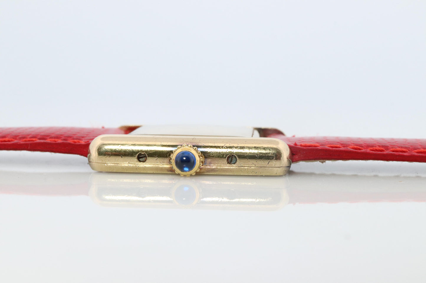 Vintage Must de Cartier Tank 1613 Watch. Vermeil ARGENT 925 Small Tank