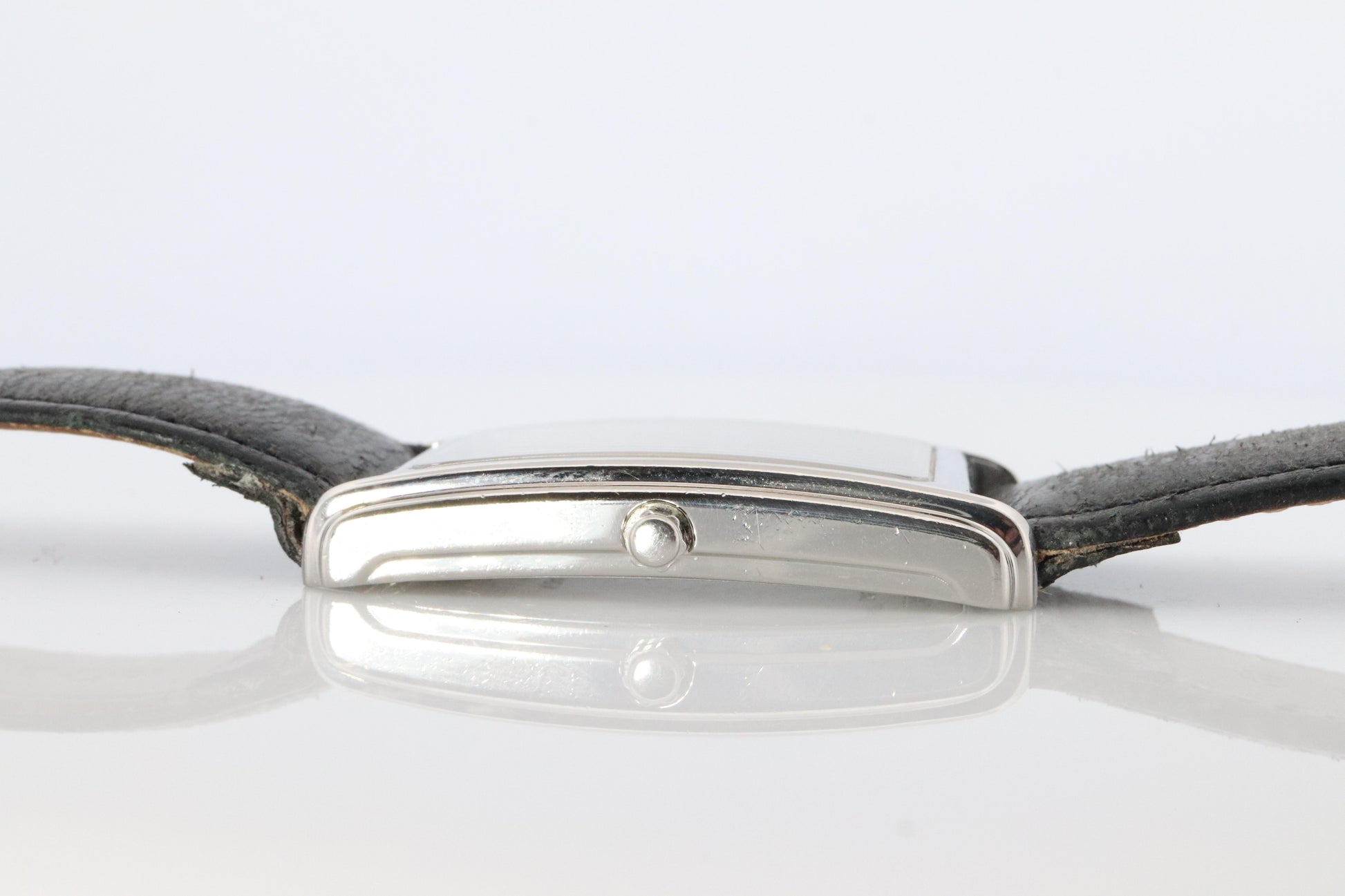 Tiffany and Co Watch. Tiffany M241 Tank Quartz Watch. T&CO Square Portfolio.