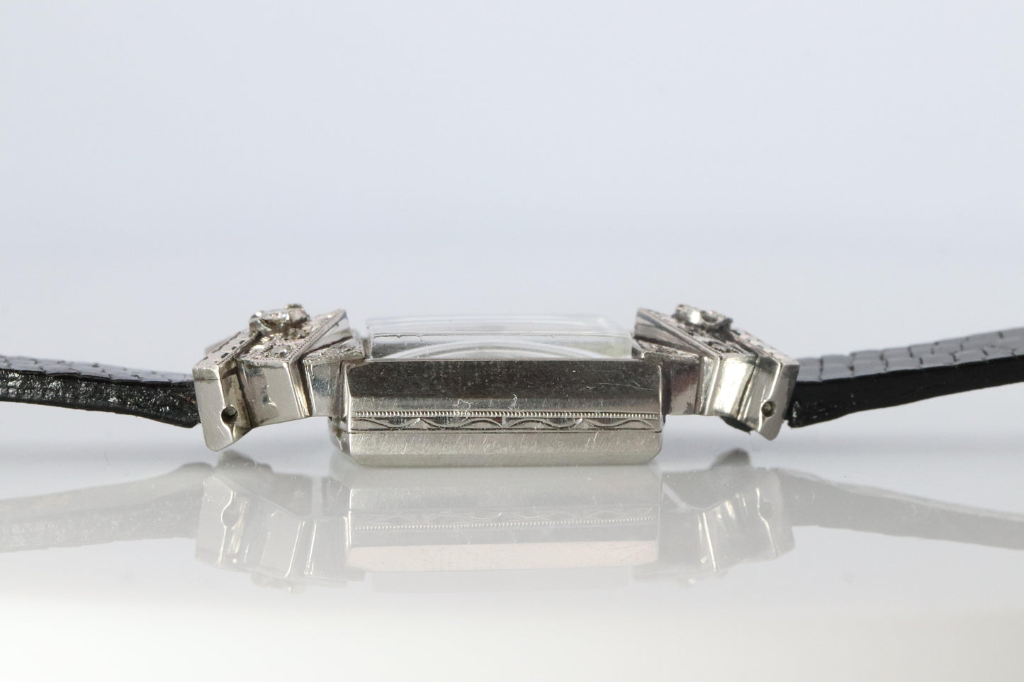 Omega watch. Omega Platinum and Diamond Vintage Ladies wristwatch
