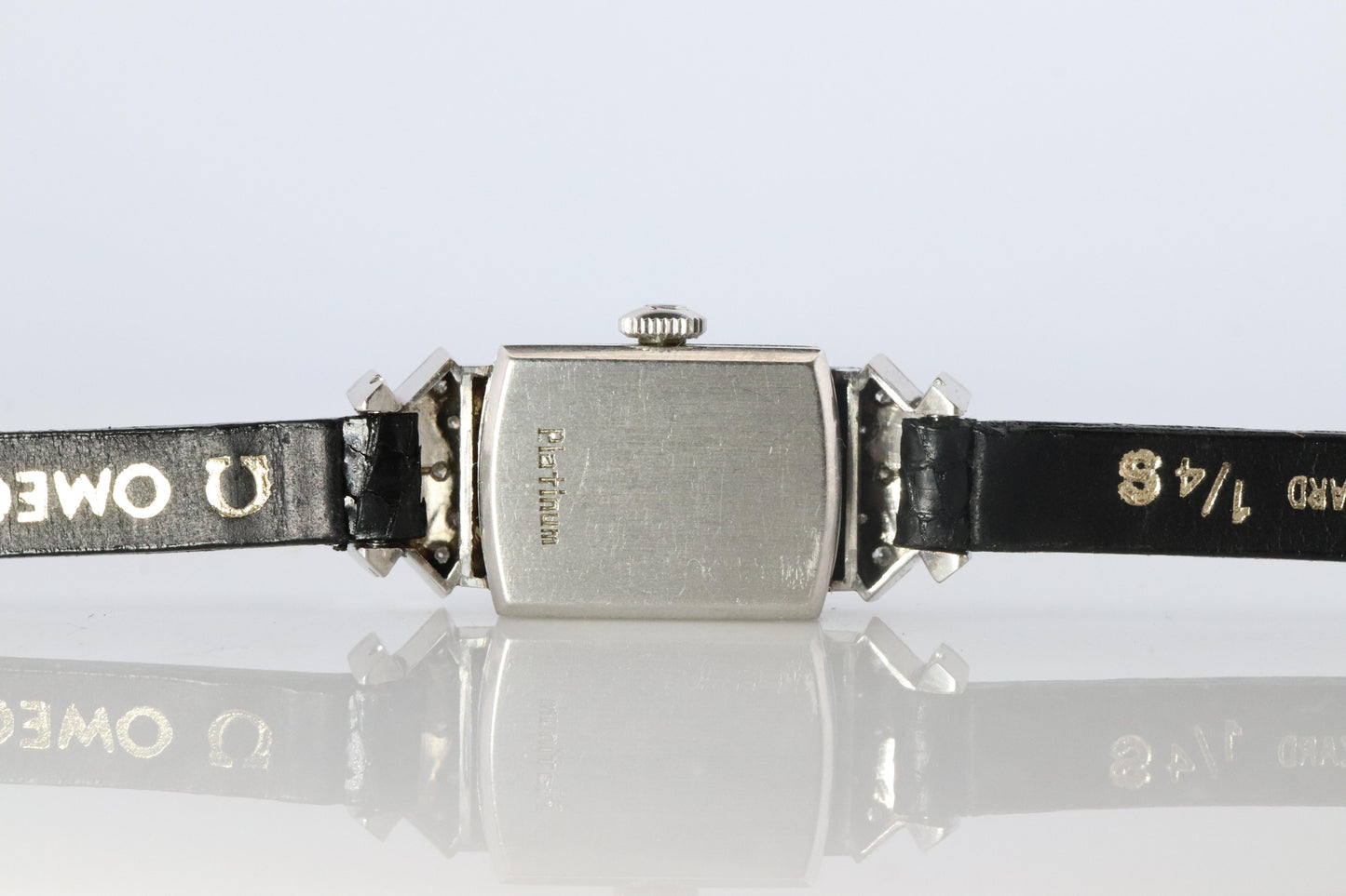 Omega watch. Omega Platinum and Diamond Vintage Ladies wristwatch