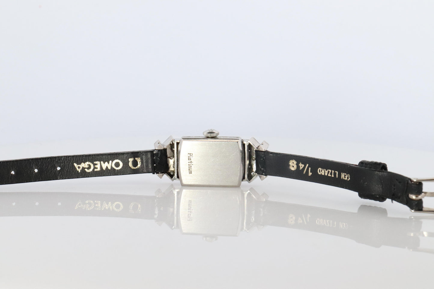 Omega watch. Omega Platinum and Diamond Vintage Ladies wristwatch
