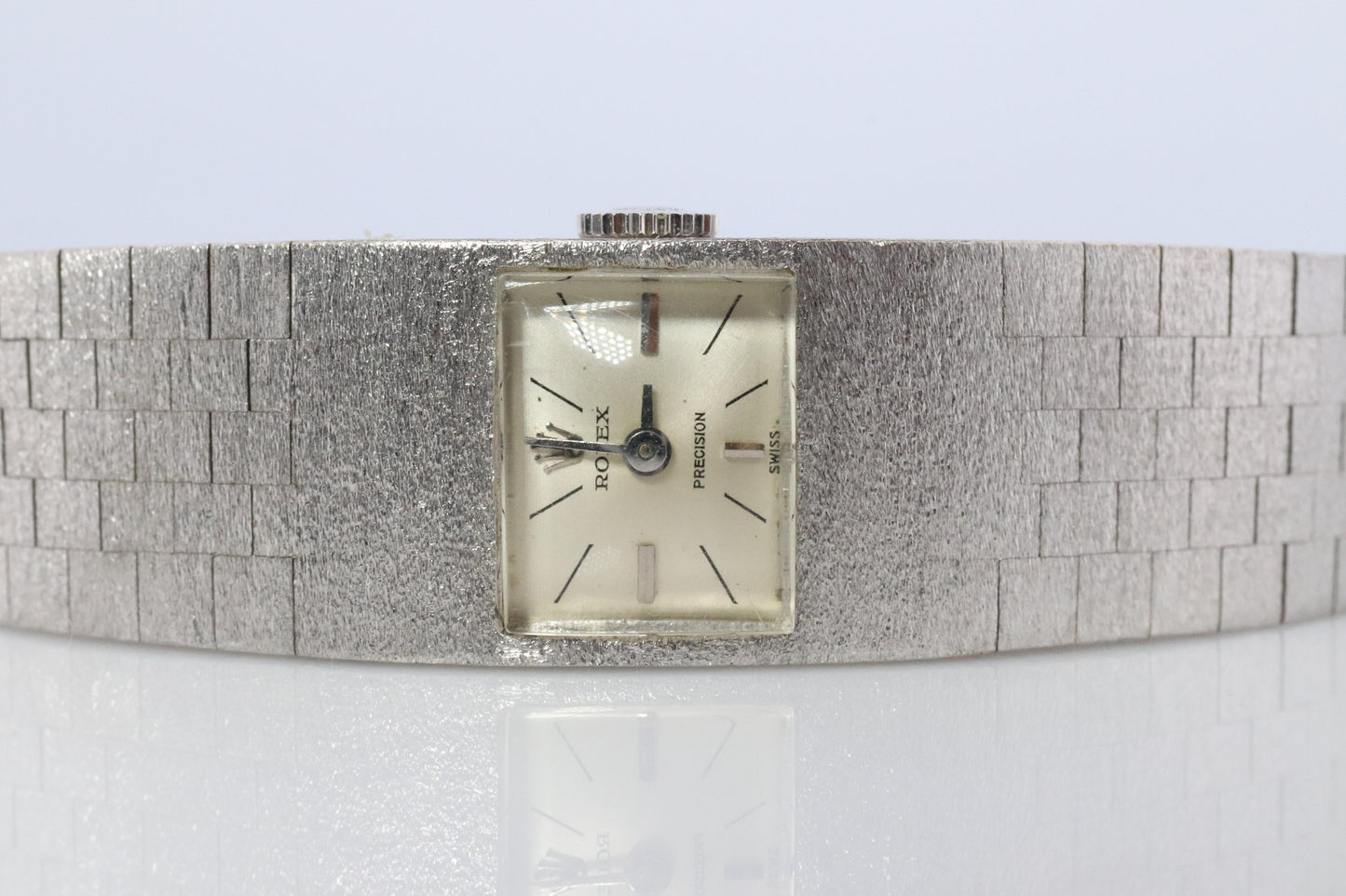Genuine 18k Rolex Watch. ROLEX Precision 2159 TV Mechanical Windup. Ladies Rolex