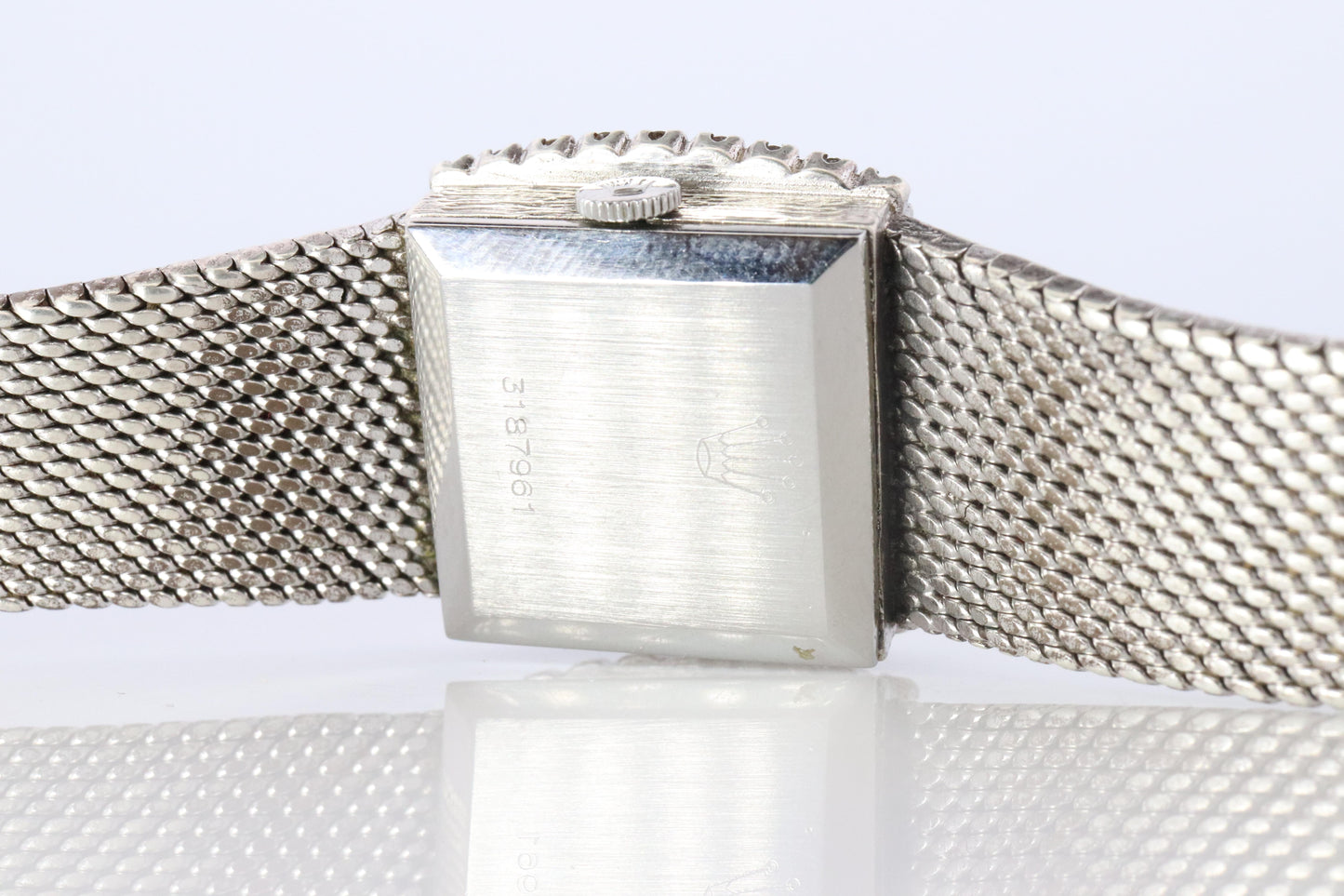 Genuine Rolex Watch. Diamond Bezel 1972 Ladies Manual ROLEX 2611 Precision