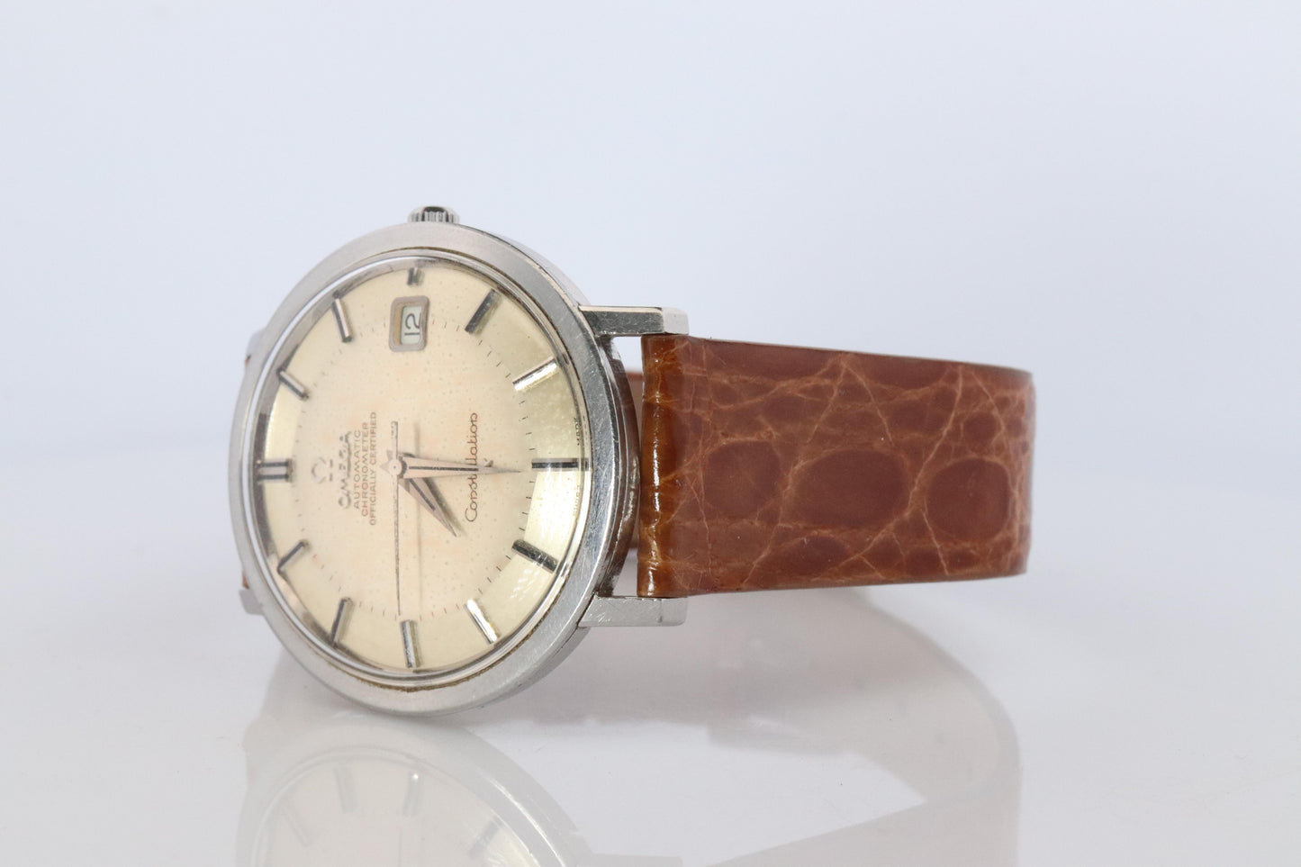 OMEGA Constellation Pie Pan Automatic Mens Watch. Ref 168.004 Stainless Steel