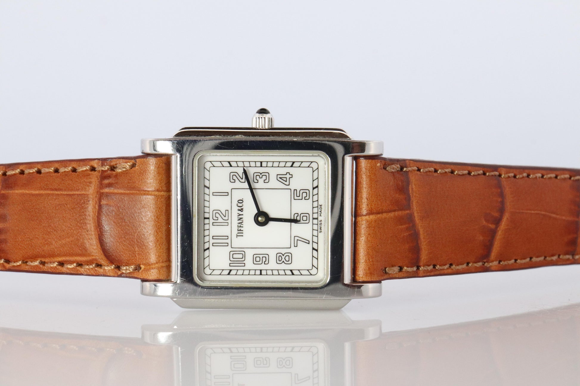 Tiffany and Co Watch. Tiffany Tank Quartz Watch. T&CO Square Portfolio.