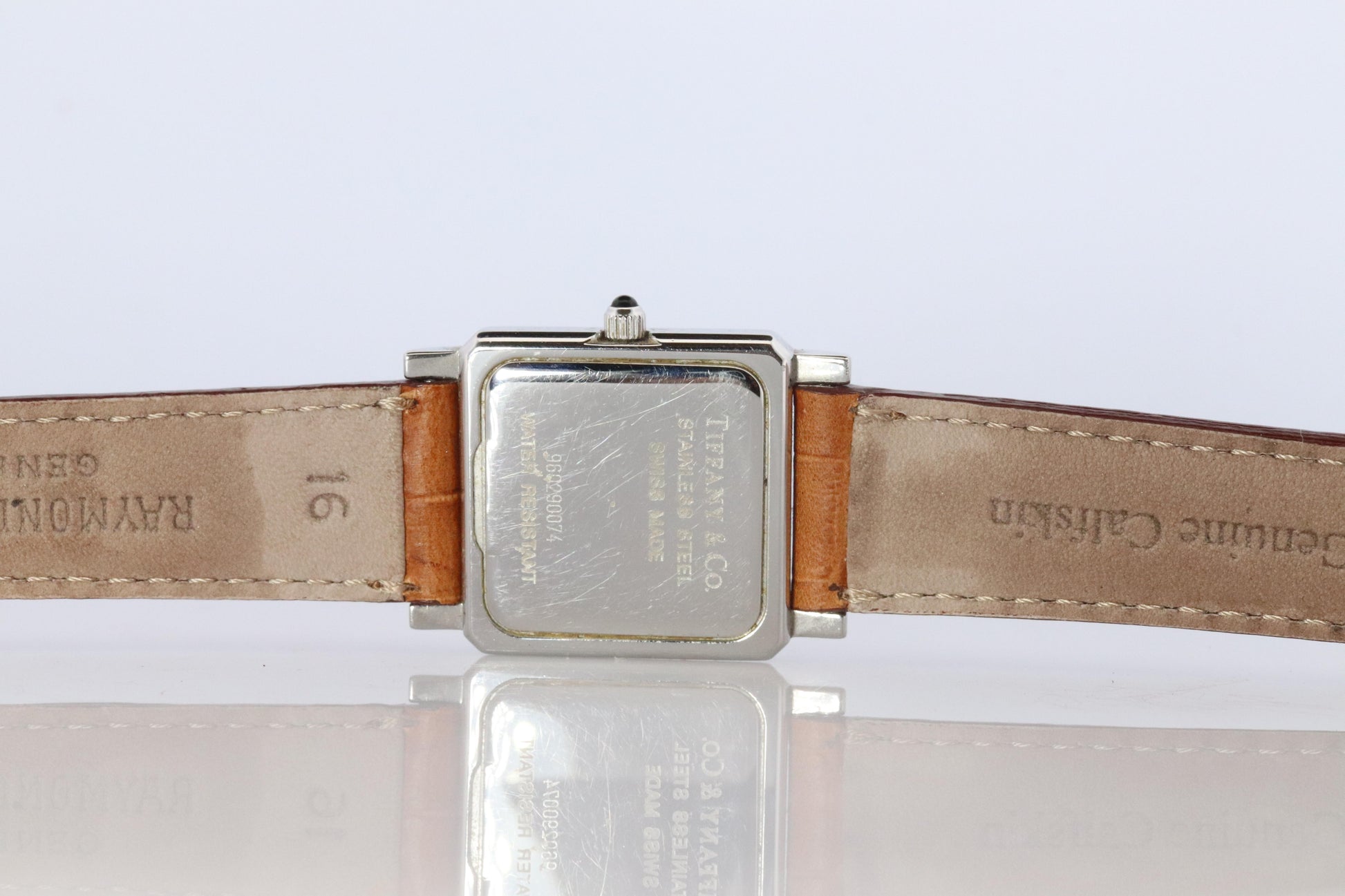 Tiffany and Co Watch. Tiffany Tank Quartz Watch. T&CO Square Portfolio.