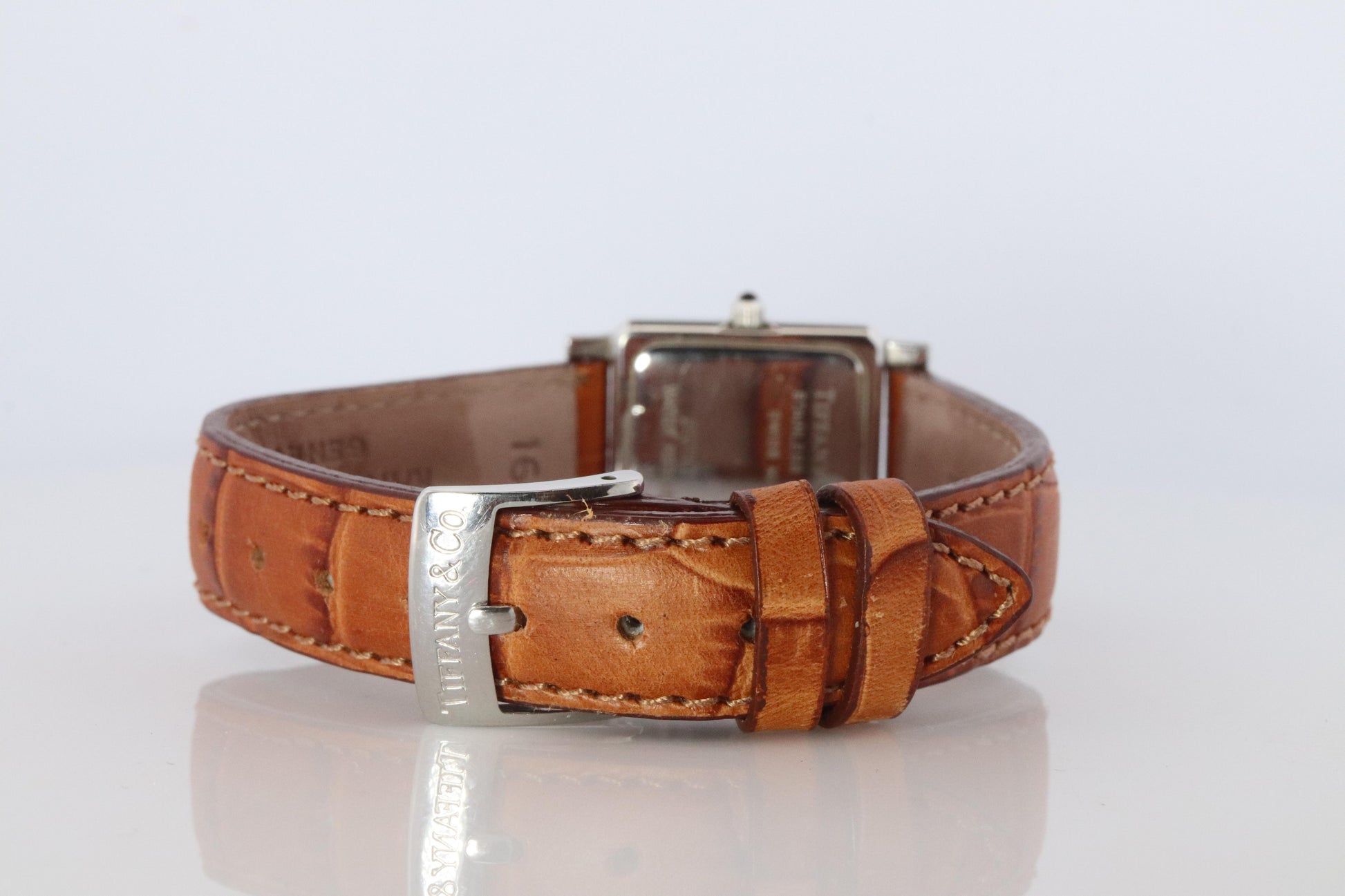 Tiffany and Co Watch. Tiffany Tank Quartz Watch. T&CO Square Portfolio.