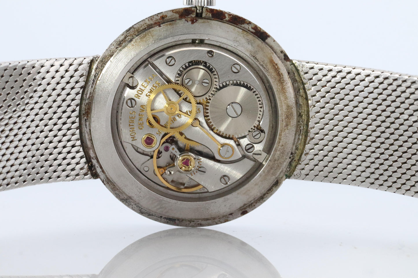 Genuine Rolex Watch. Mens ROLEX 3411 Precision 34mm Stainless Steel