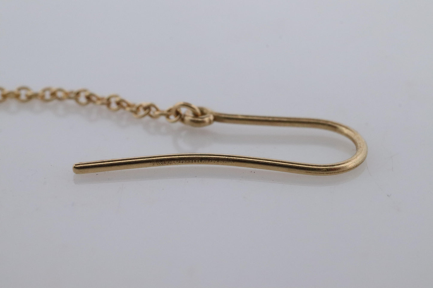Tiffany & Co 18k Pearl by the Yard Earrings. Tiffany Elsa Peretti Drop Earrings.