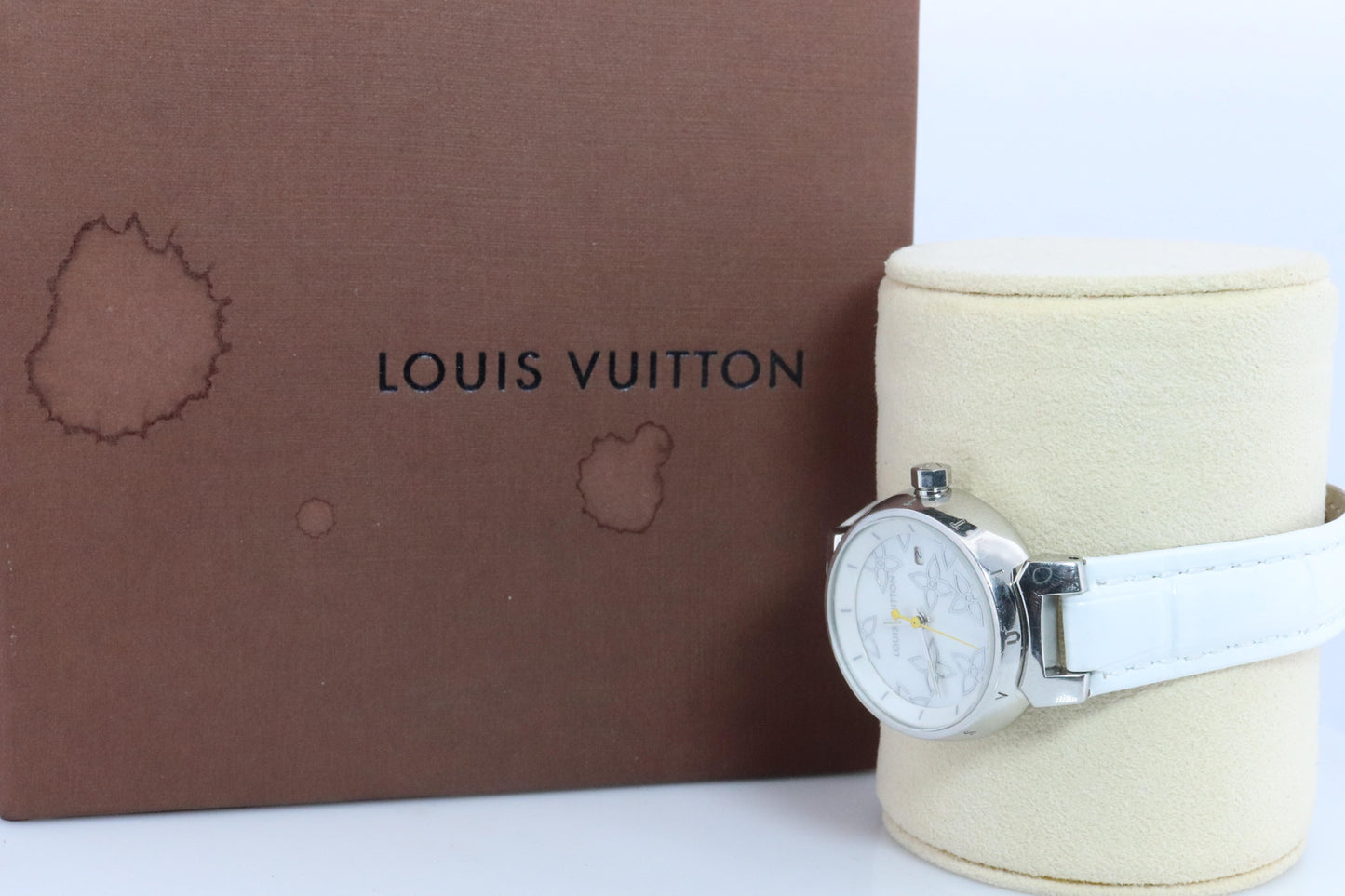 Louis Vuitton Watch. LV Tambour Cup Q121C MOP Dial Quartz