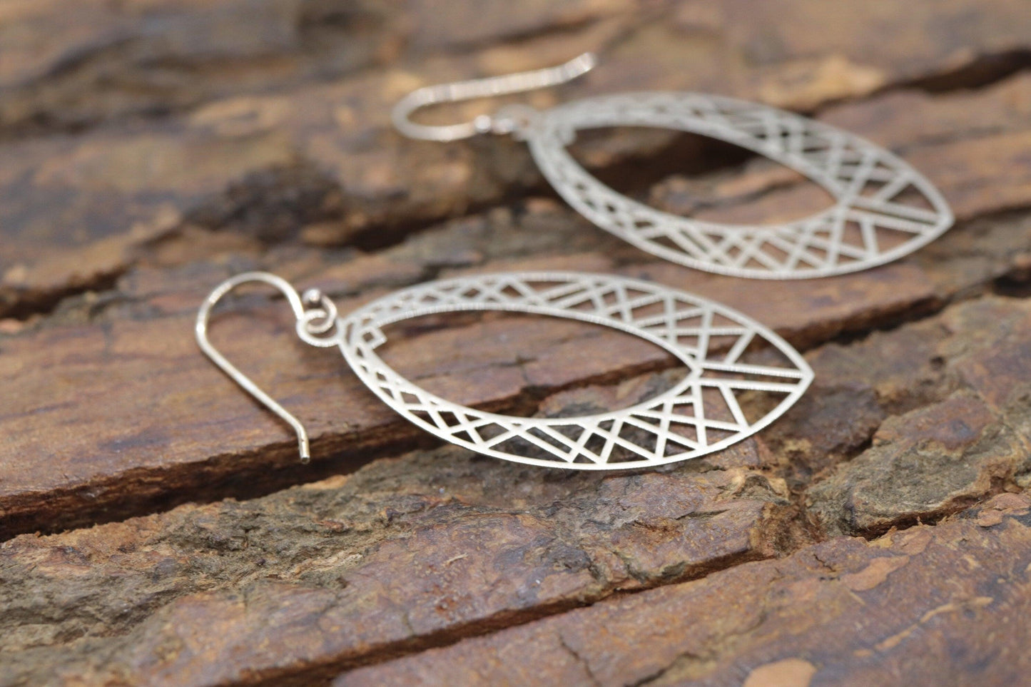 Sterling Silver Drop Dangle Earrings. BOHO Dangle earrings