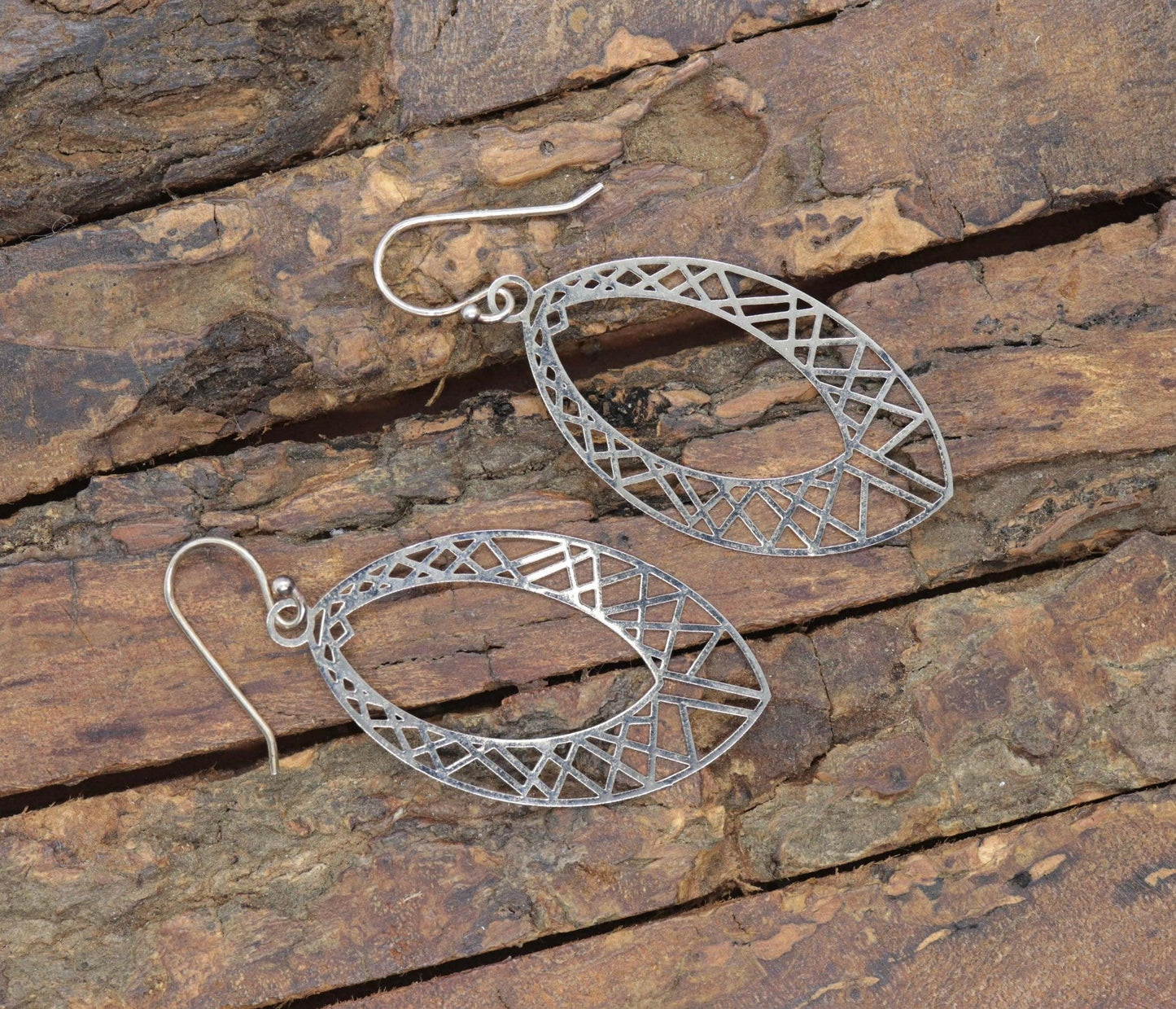 Sterling Silver Drop Dangle Earrings. BOHO Dangle earrings