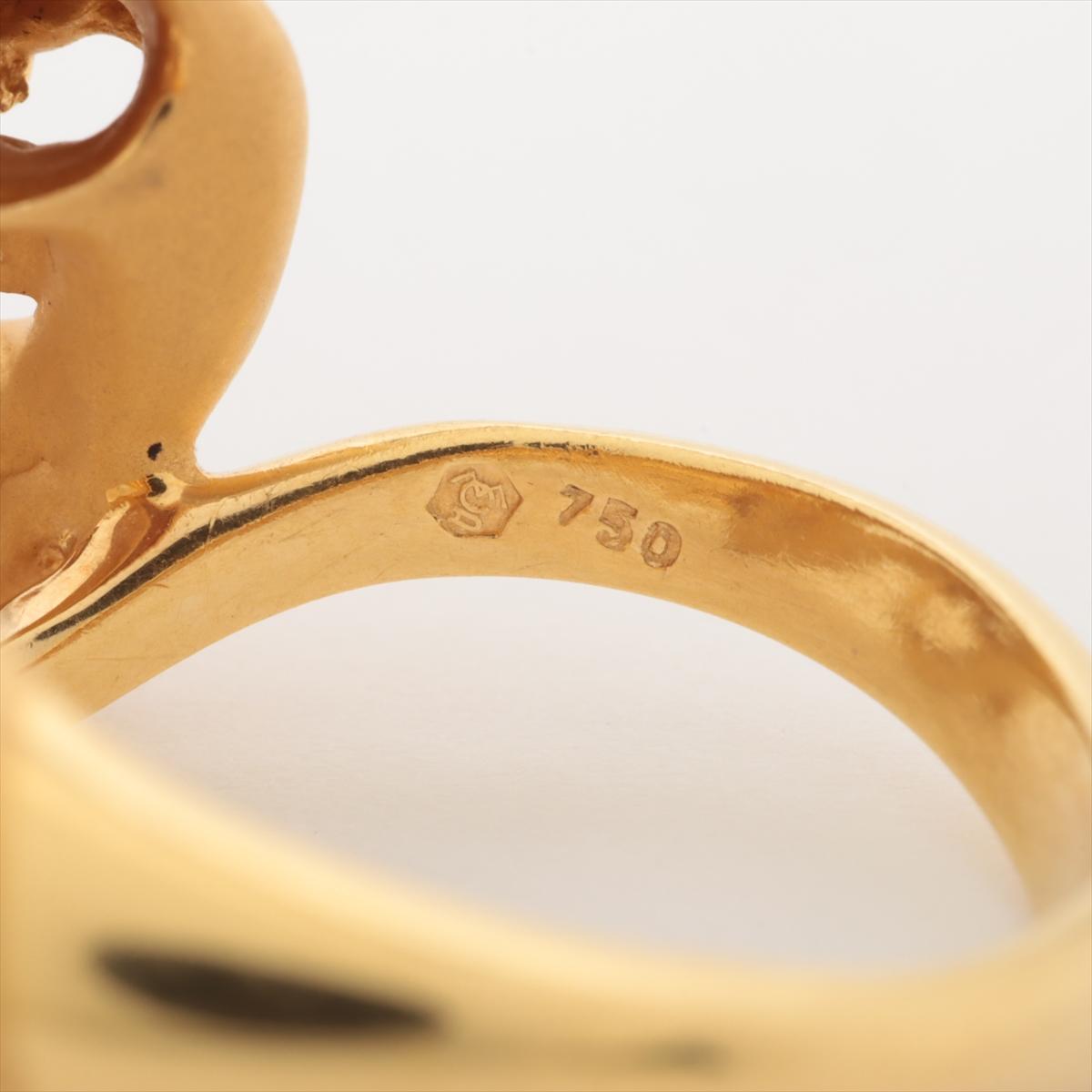 Carrera Y Carrera 18k Gold Panther Ring Ruby Eye & Diamonds. Leopard Pounce