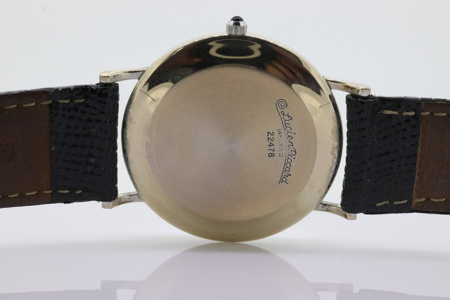 14k Lucien Piccard 22478 Quarzkalenderuhr Herren