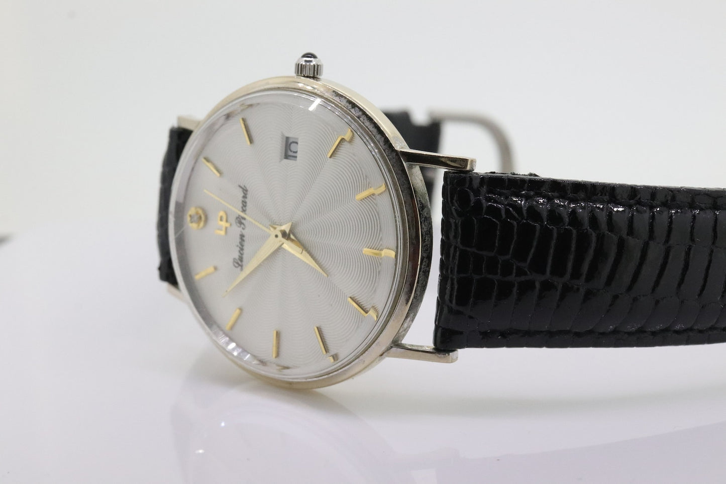 14k Lucien Piccard 22478 Quarzkalenderuhr Herren