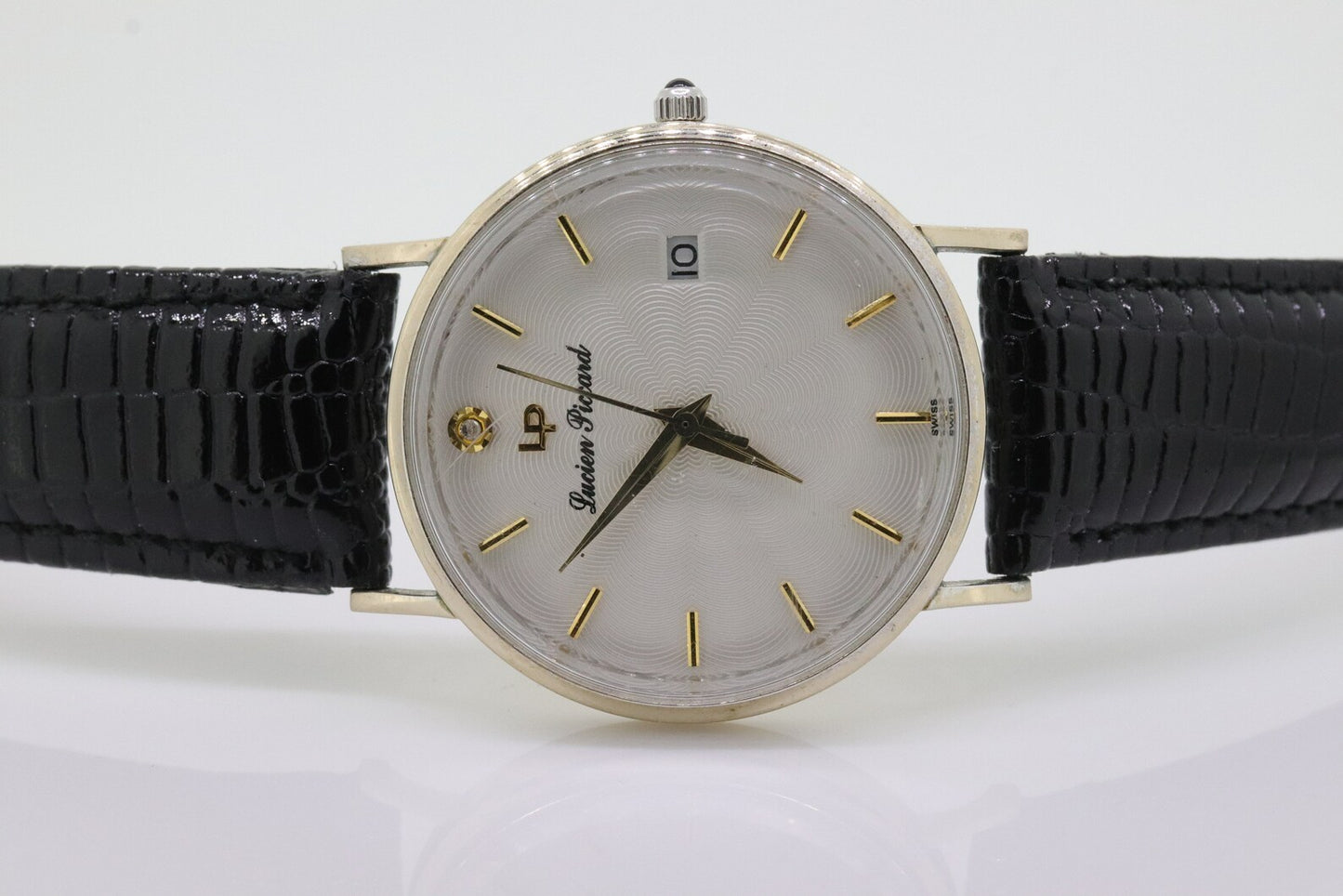 14k Lucien Piccard 22478 Quarzkalenderuhr Herren