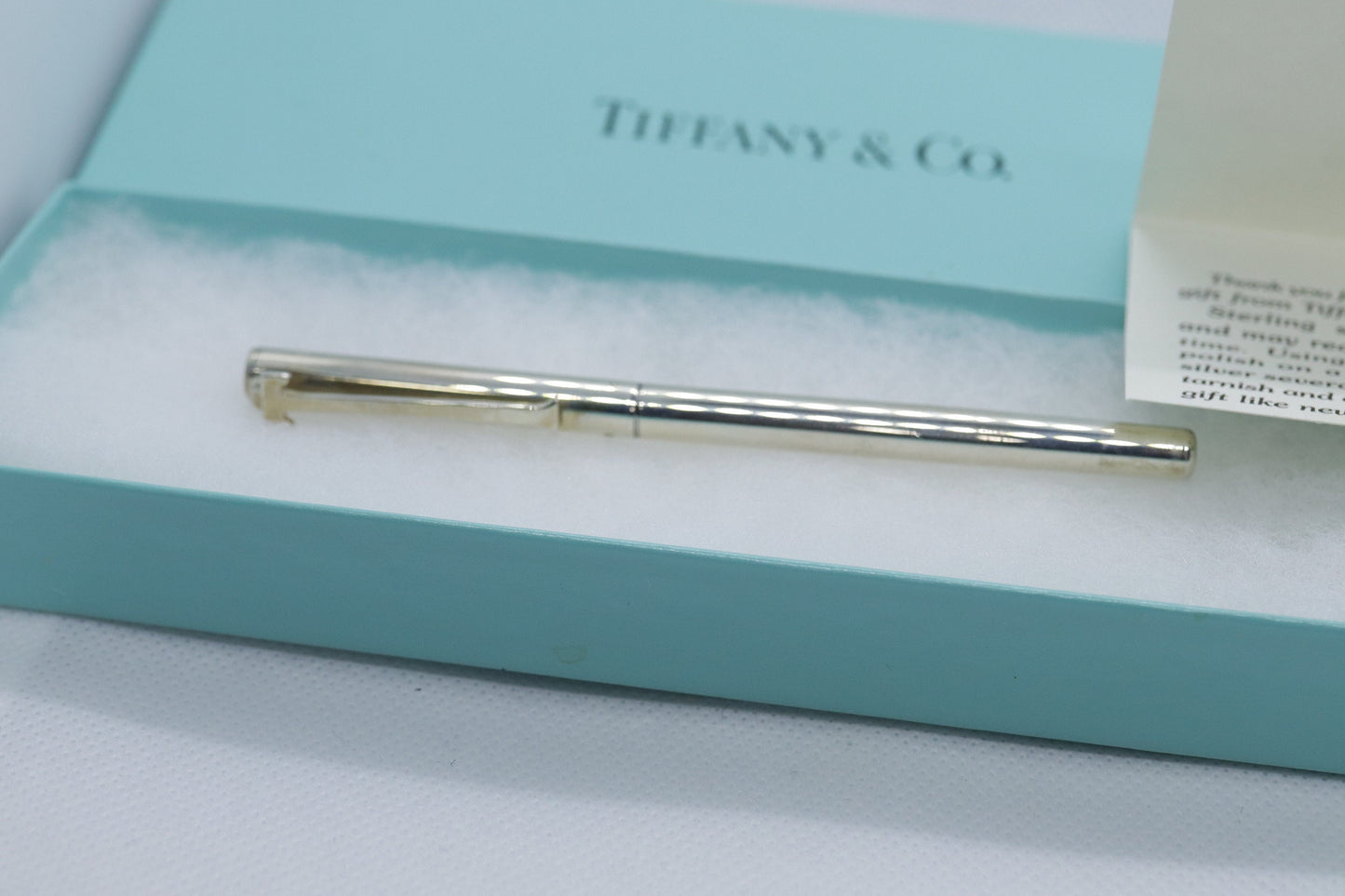 Tiffany and Co. PEN Sterling Silver T Clip Executive PEN