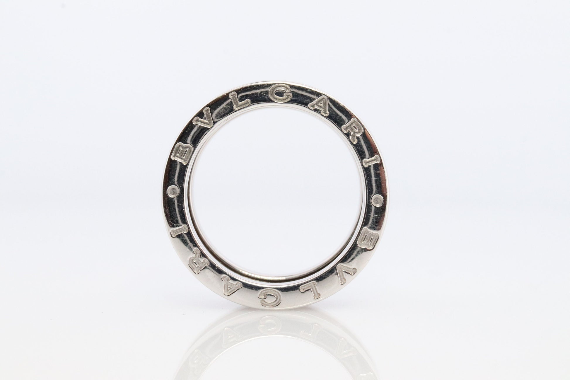 Bvlgari Ring. Bulgari B Zero 18k 750 White Gold. Bulgari Wide 18k Band. Bulgari B Zero-1 Ring
