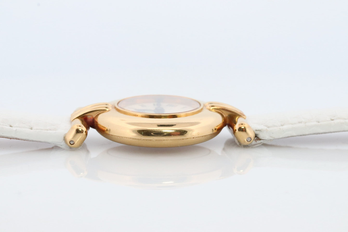 Vintage Must de Cartier Vendome Colisee Watch. ARGENT Cartier 925 Vermeil Quartz Ardent ROUND 59002 Swiss Made.