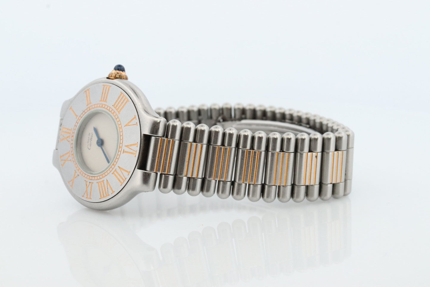 Cartier Watch. Must de Cartier 21 Stainless Steel Multi-Tone Quartz Watch. Vintage Cartier Stainless Steel Wristwatch. Original Paperwork