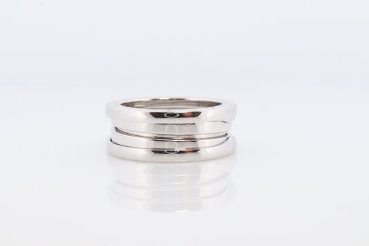Bvlgari Ring. Bulgari B Zero 18k 750 White Gold. Bulgari Wide 18k Band. Bulgari B Zero-1 Ring