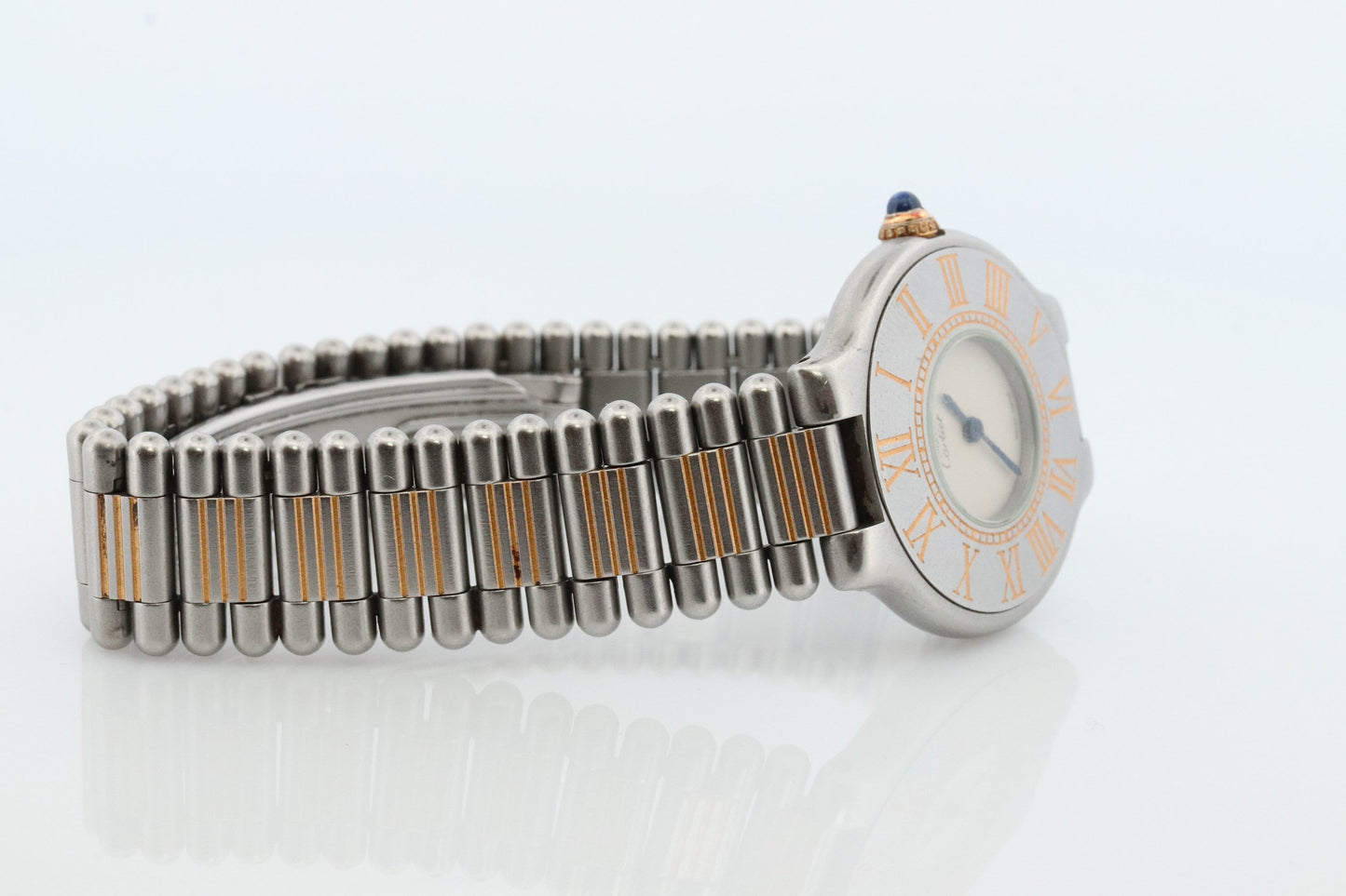 Cartier Watch. Must de Cartier 21 Stainless Steel Multi-Tone Quartz Watch. Vintage Cartier Stainless Steel Wristwatch. Original Paperwork