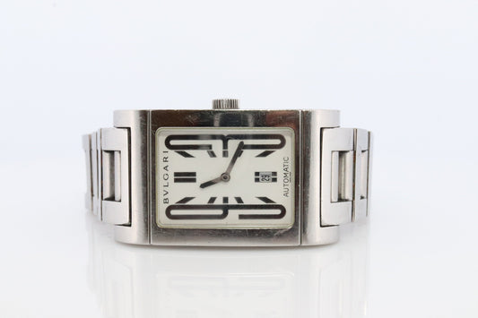 Bulgari Mens Watch. Vintage Bulgari BVLGARI Rettangolo RT45S Automatic