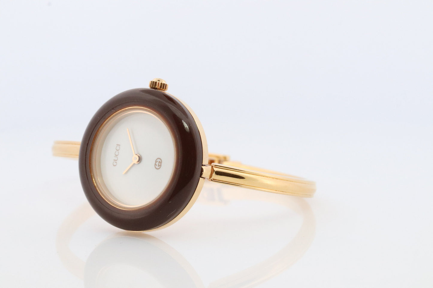 Genuine GUCCI 1100 L Watch. Vintage Ladies Gucci Change Bangle Bezel Watch.