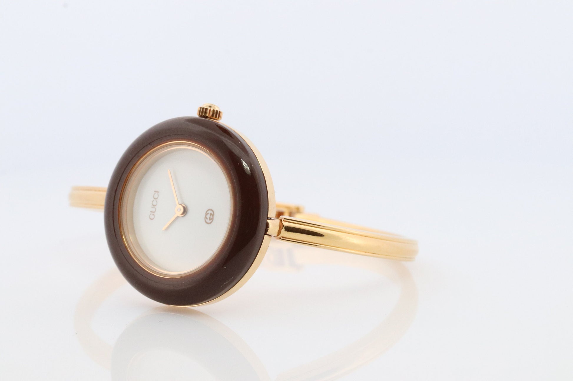 Genuine GUCCI 1100 L Watch. Vintage Ladies Gucci Change Bangle Bezel Watch.
