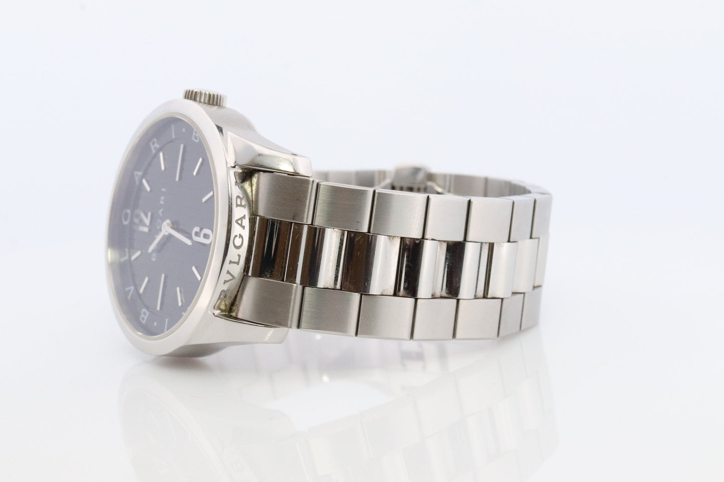 Bulgari Mens Watch. Vintage Bulgari BVLGARI Solotempo ST37S Automatic