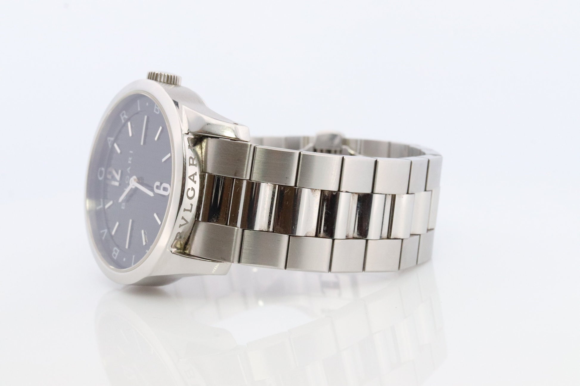 Bulgari Mens Watch. Vintage Bulgari BVLGARI Solotempo ST37S Automatic