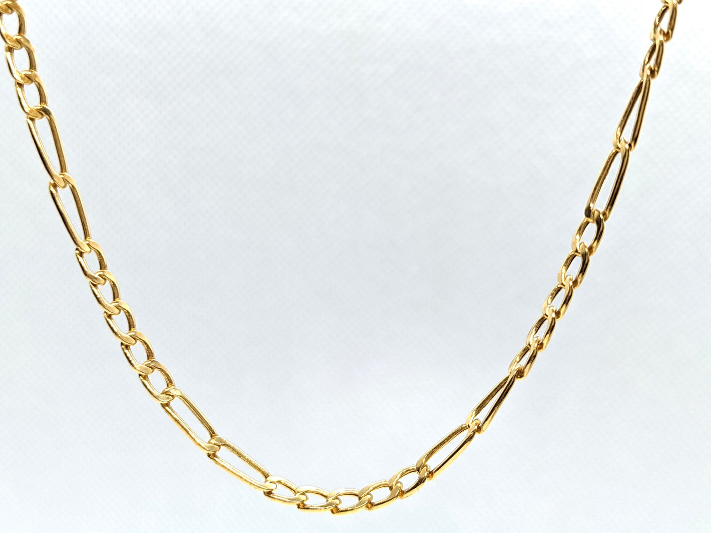 14k Figaro Chain Necklace