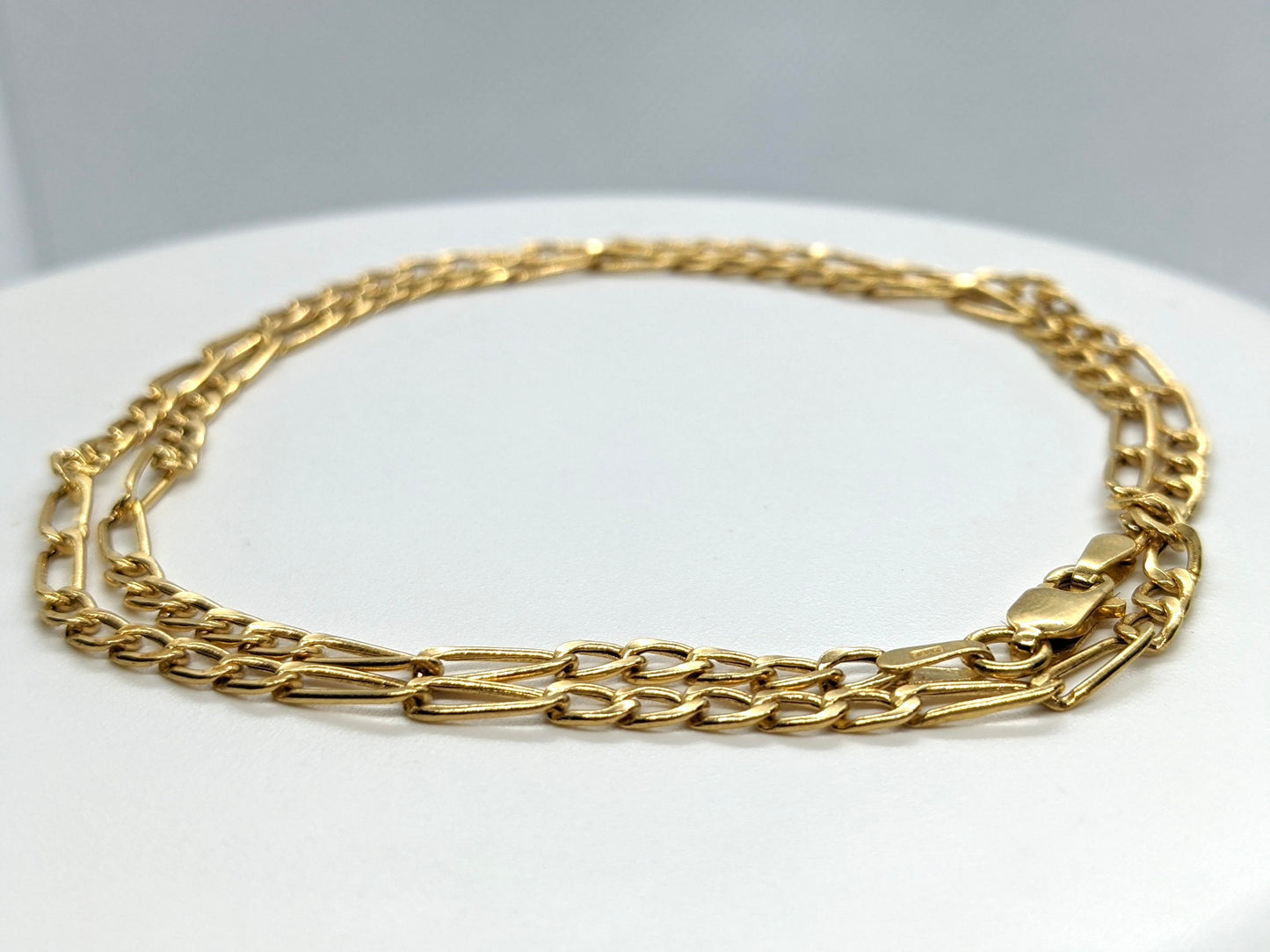 14k Figaro Chain Necklace