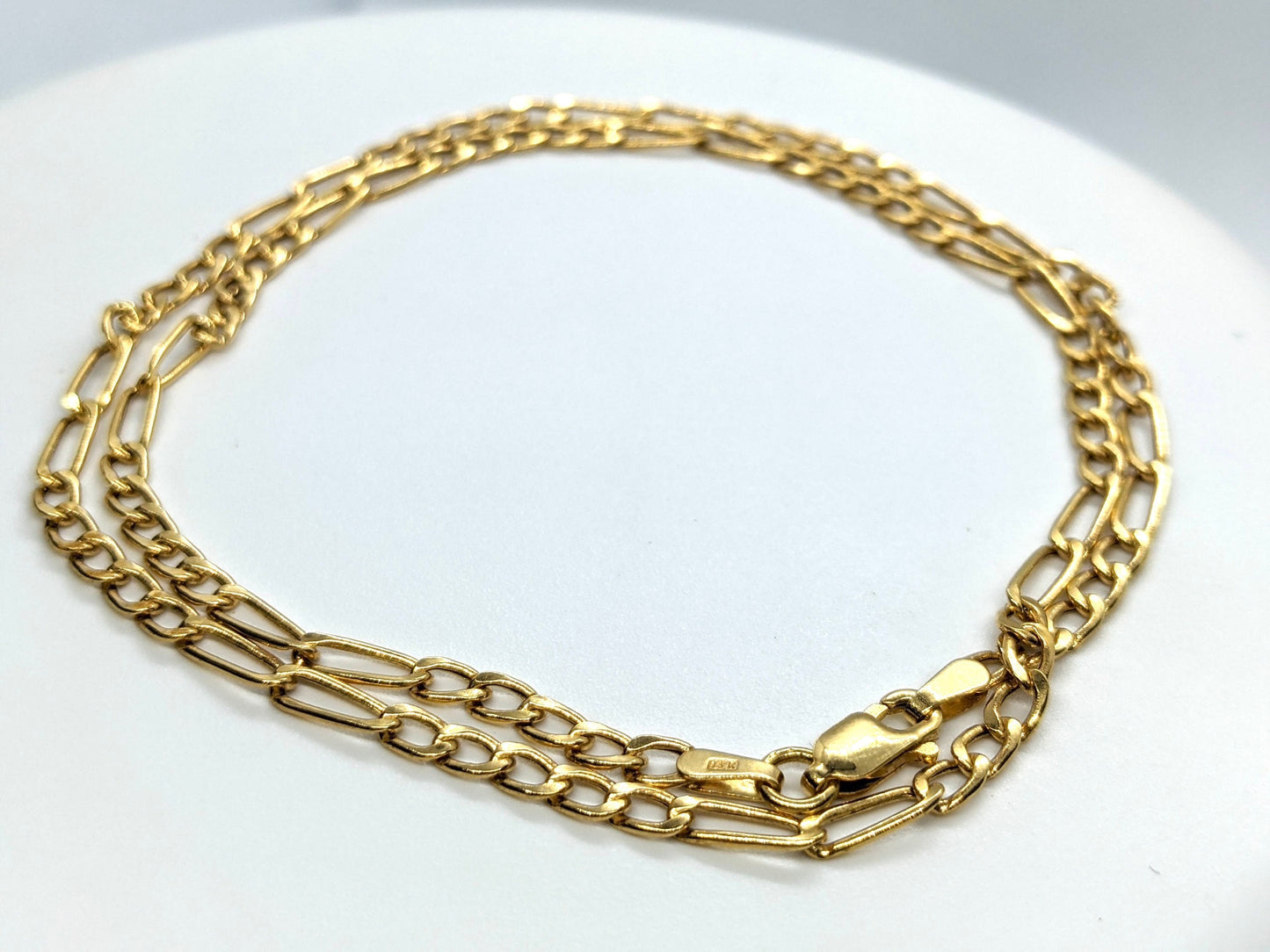 14k Figaro Chain Necklace
