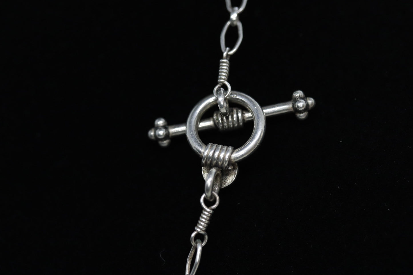 Laura Gibson Necklace. Gibson Sterling Carnelian Dangling Candy multi-gem necklace (549)