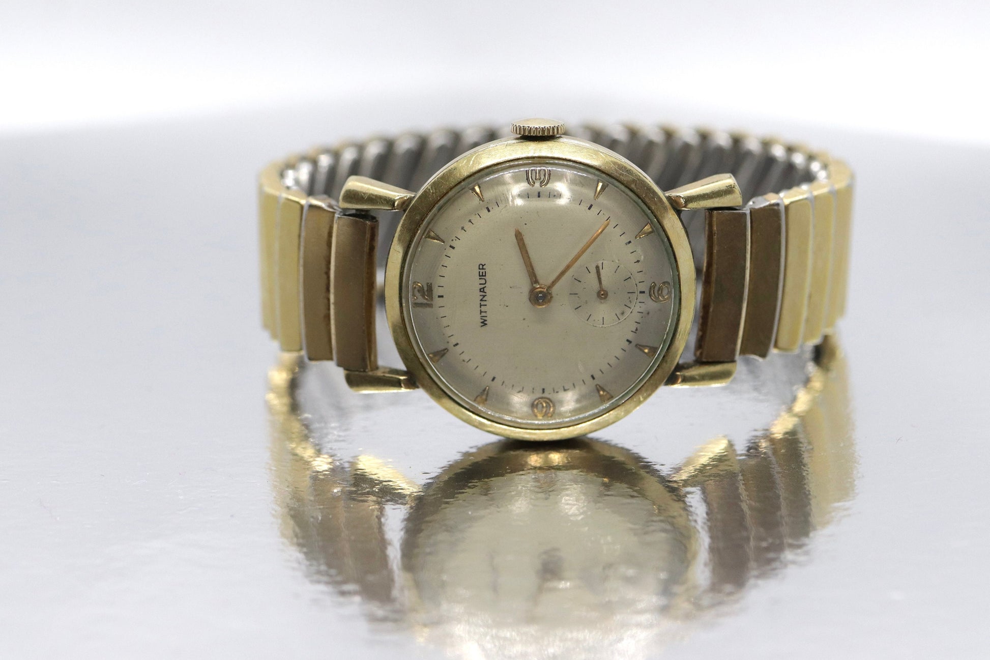Wittnauer Revue 10k Gold Filled Watch. Wittnauer Round Mechanic Mens watch