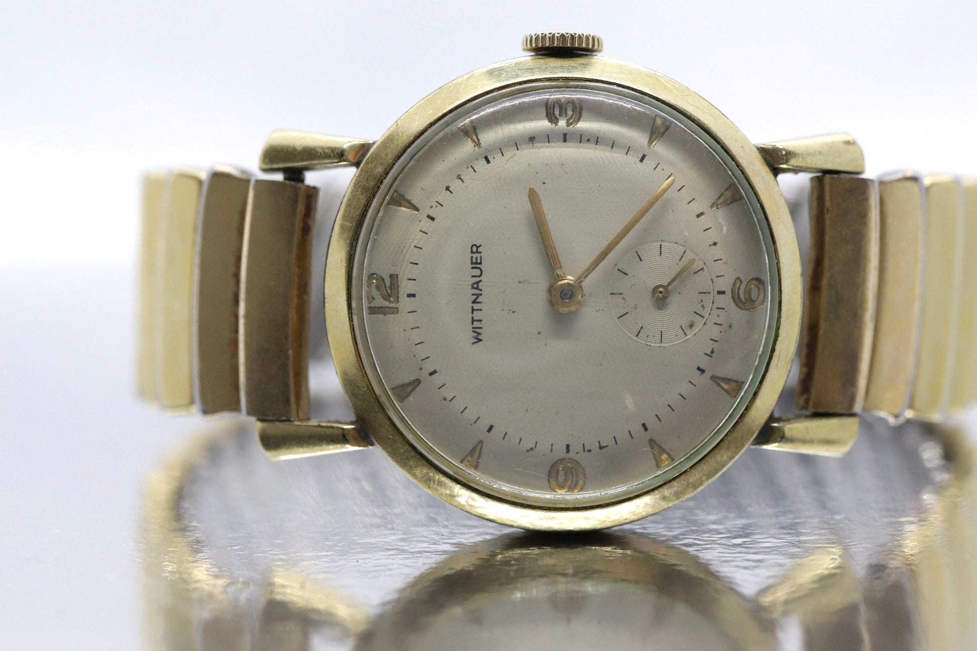 Wittnauer Revue 10k Gold Filled Watch. Wittnauer Round Mechanic Mens watch