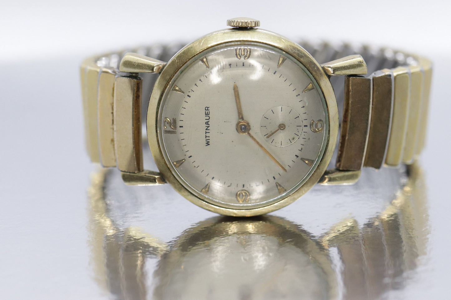 Wittnauer Revue 10k Gold Filled Watch. Wittnauer Round Mechanic Mens watch