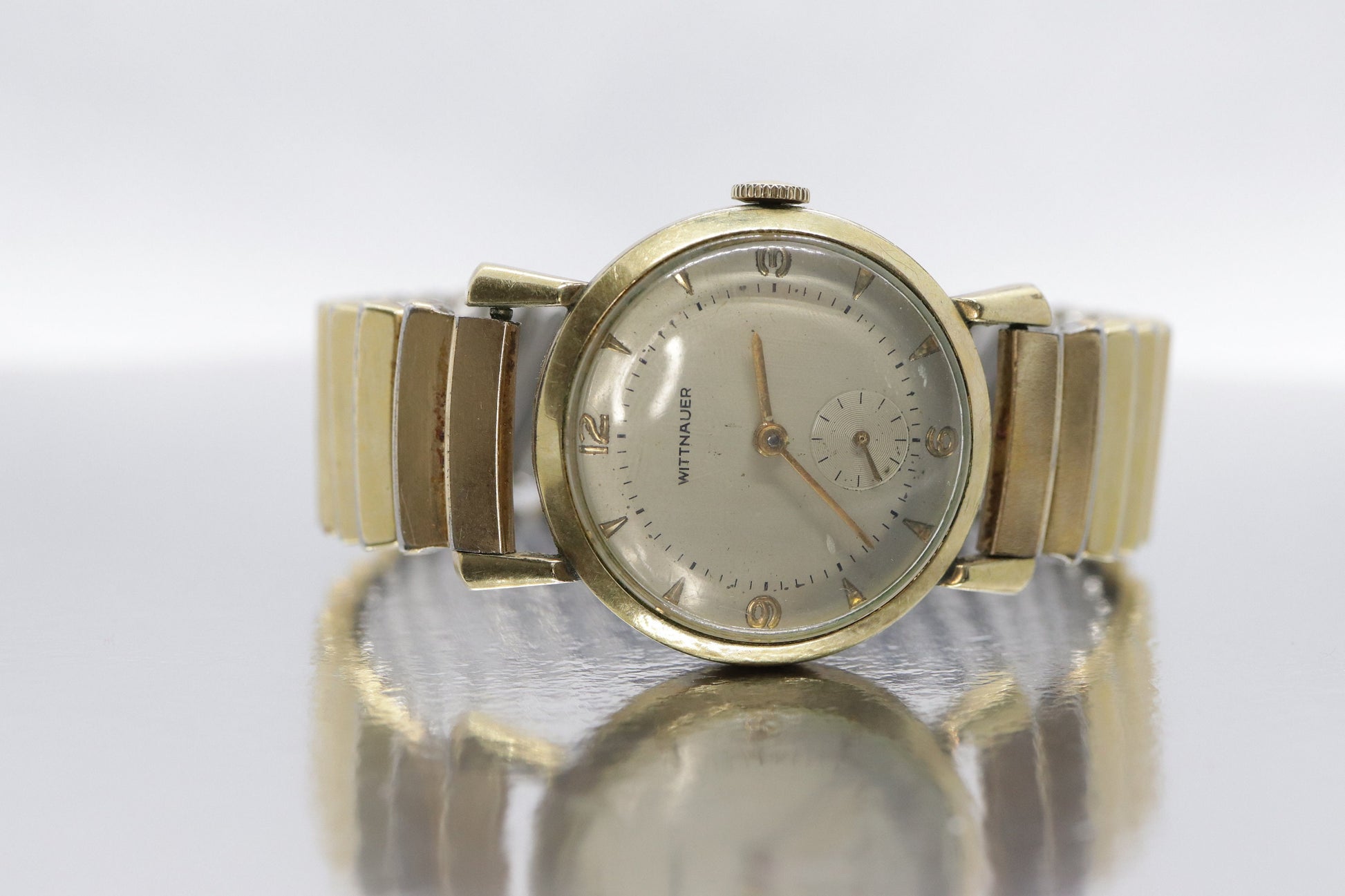 Wittnauer Revue 10k Gold Filled Watch. Wittnauer Round Mechanic Mens watch