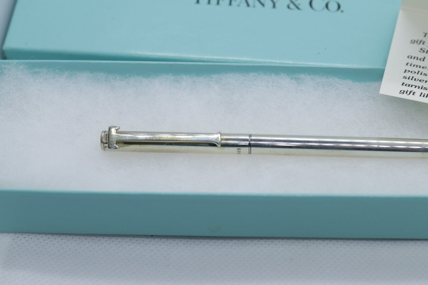 Tiffany and Co. PEN Sterling Silver T Clip Executive PEN