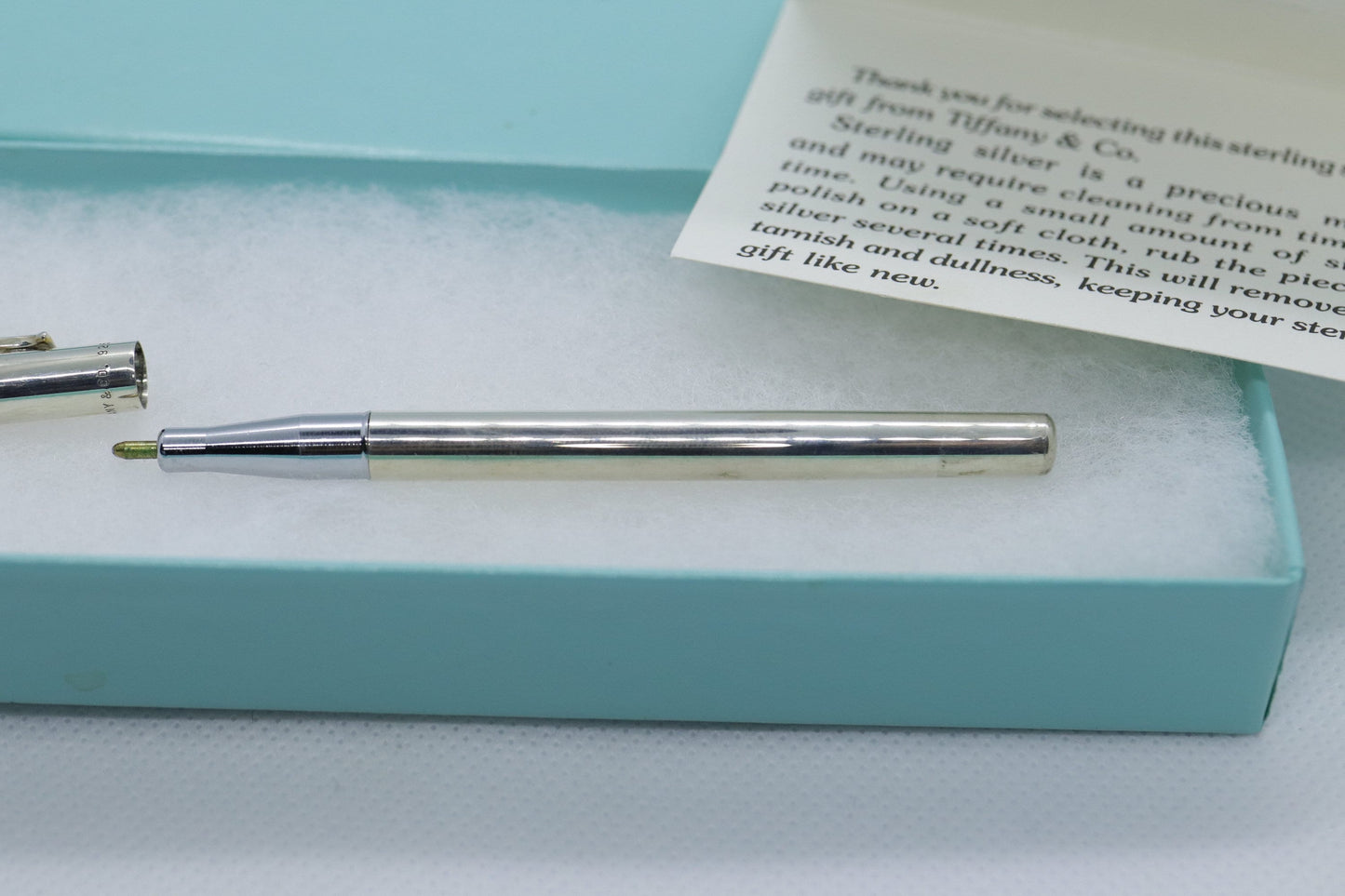 Tiffany and Co. PEN Sterling Silver T Clip Executive PEN