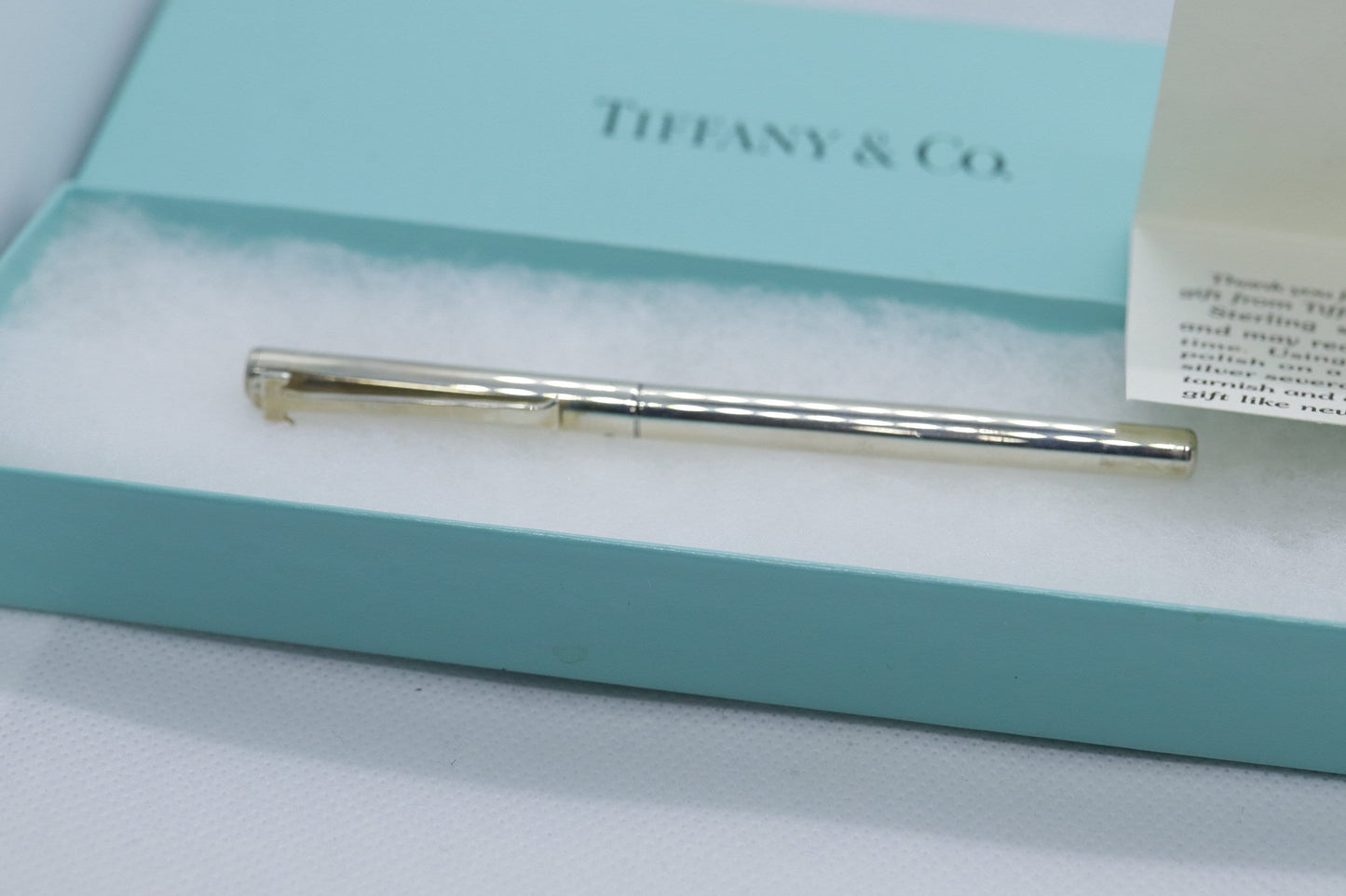 Tiffany and Co. PEN Sterling Silver T Clip Executive PEN