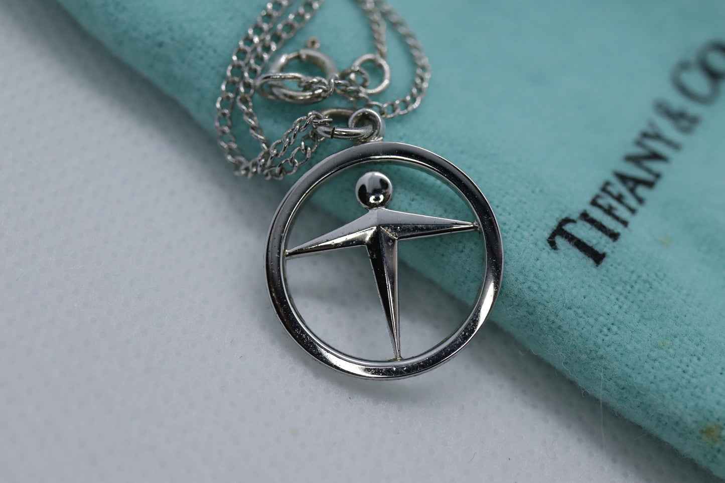 Sterling Silver Tiffany and Co Necklace and Pendant