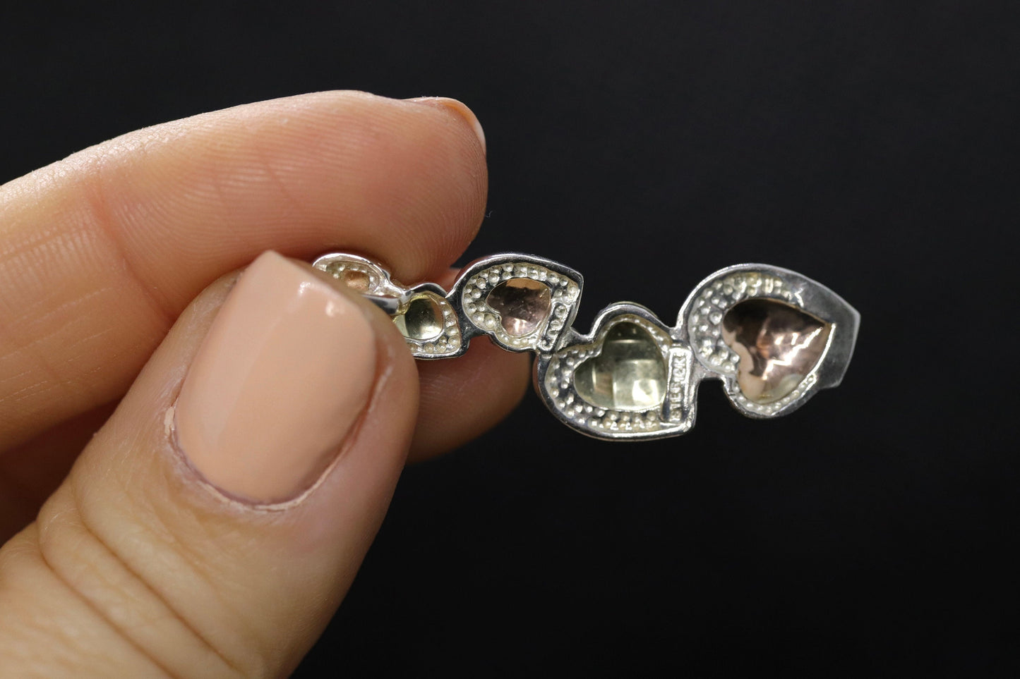 Black Hills Gold Pendant. Black Hills Gold Sterling Silver Leaves pendant
