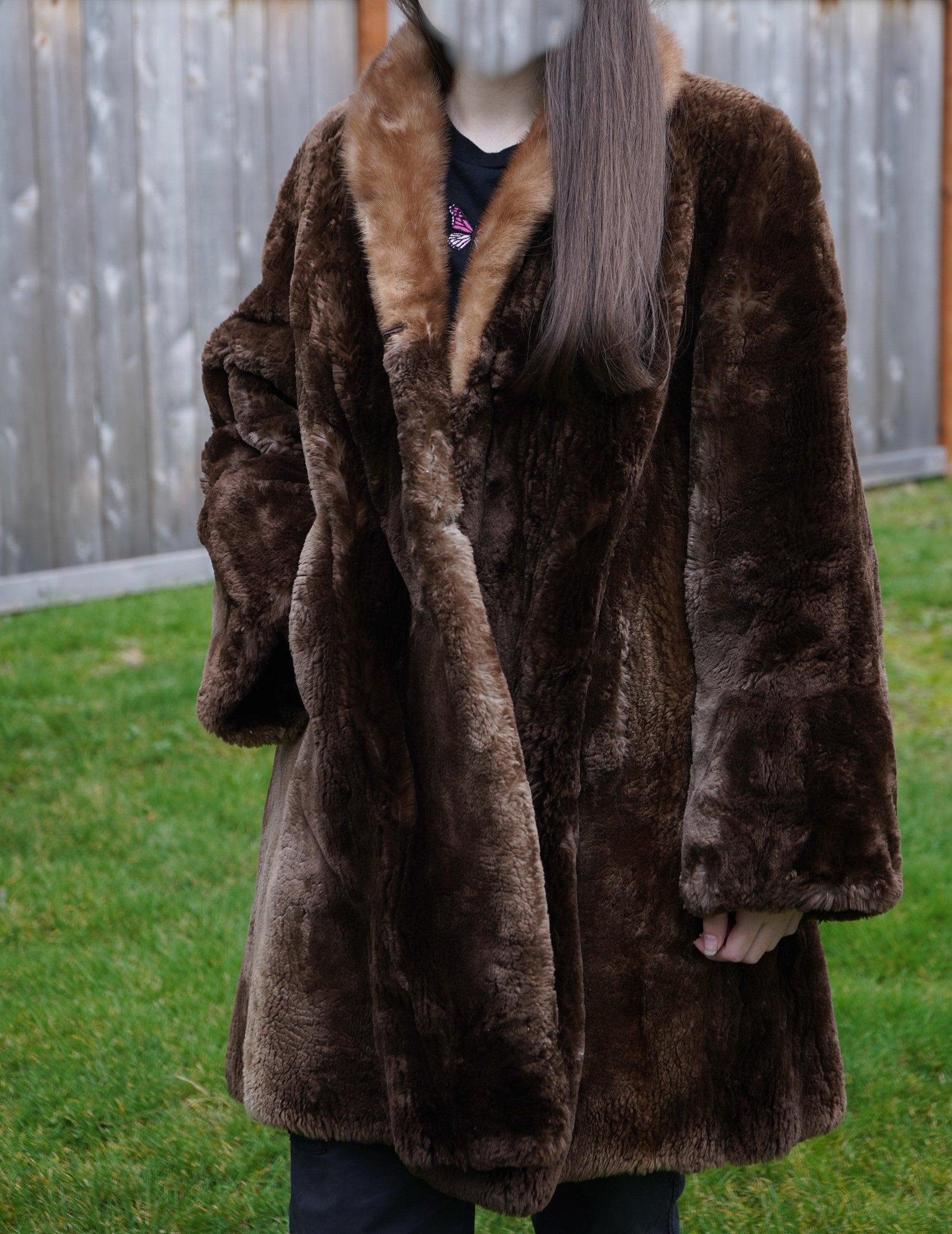 Antique Plymouth Furs FUR Long Coat / Jacket