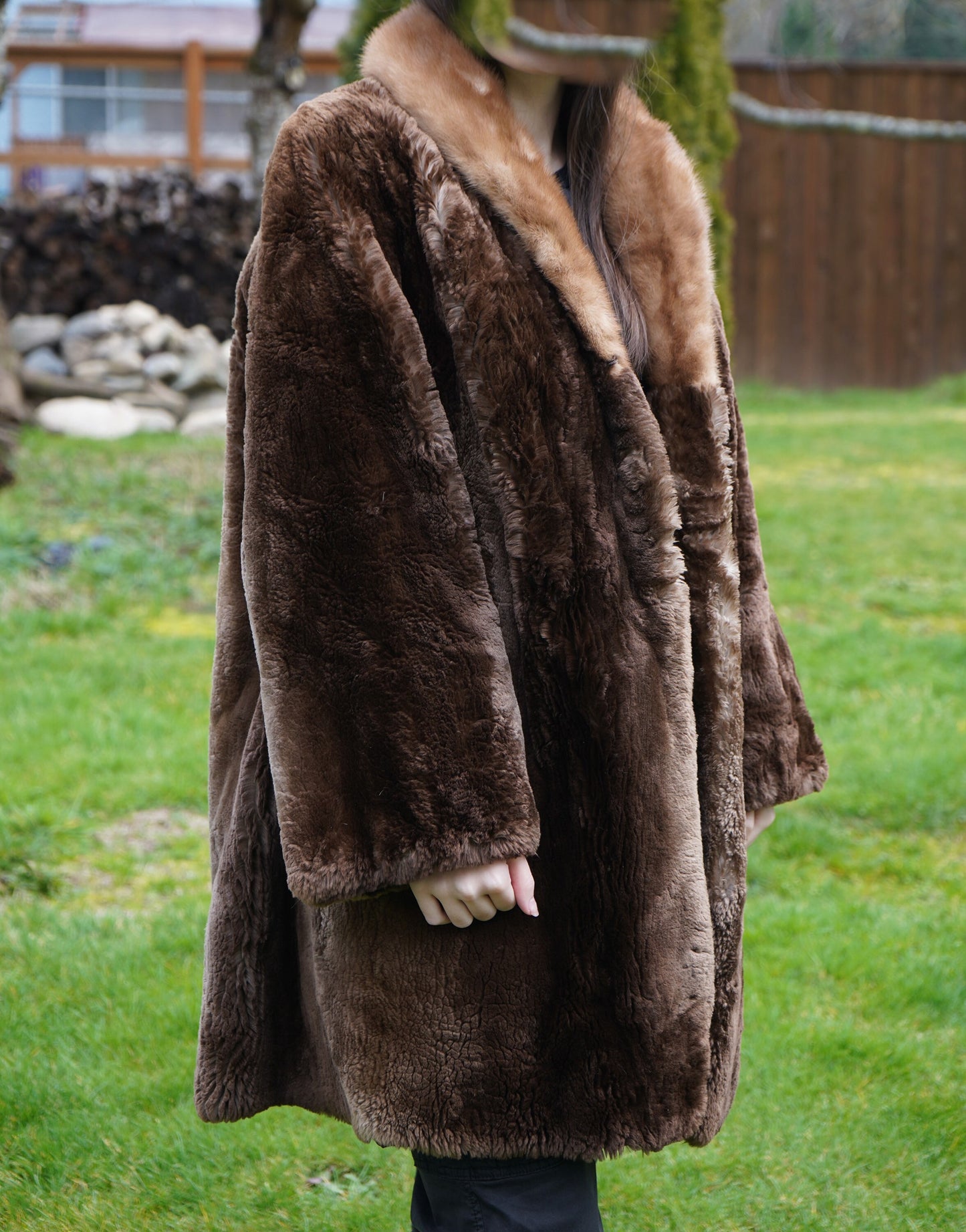 Antique Plymouth Furs FUR Long Coat / Jacket
